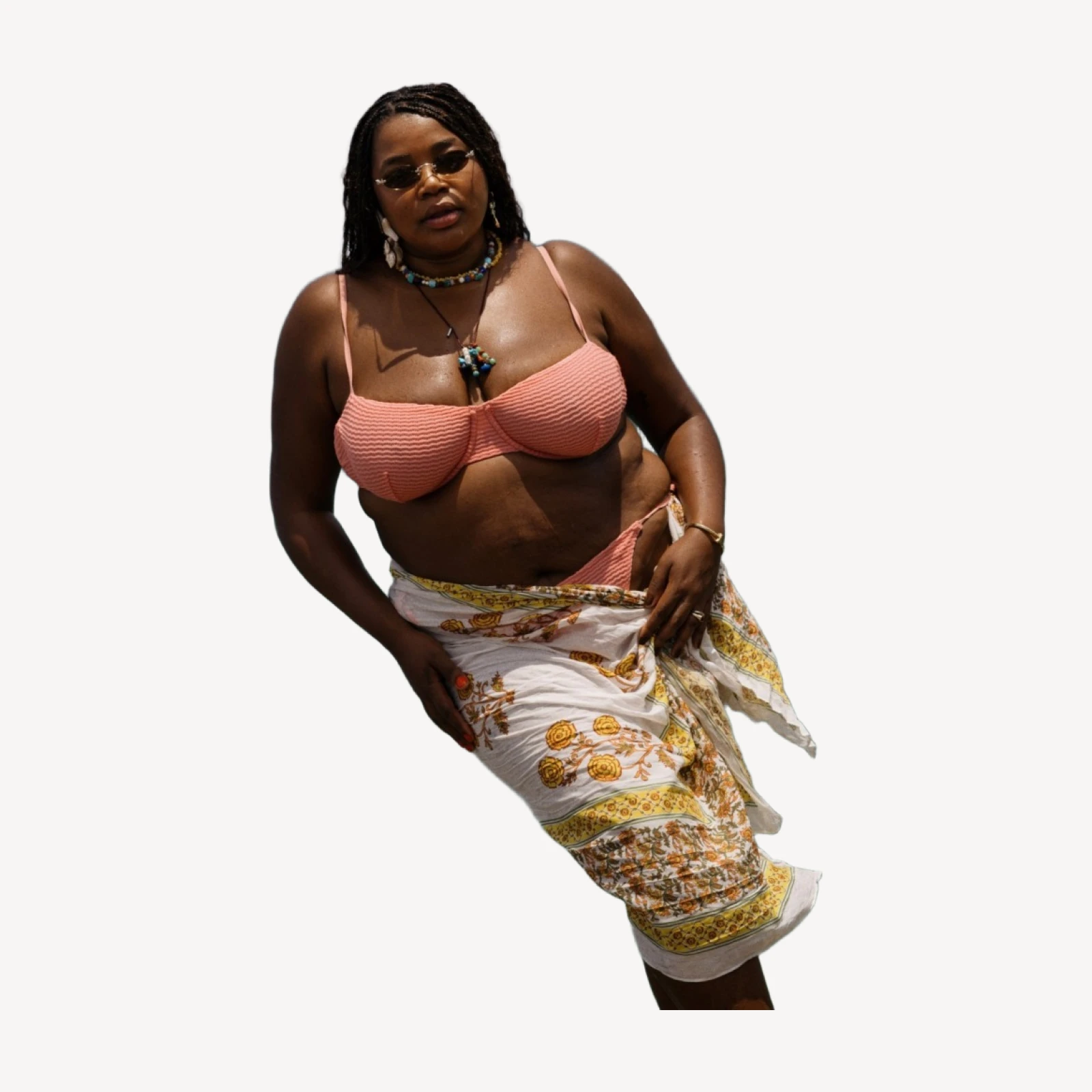Crochet balconette underwire bikini top