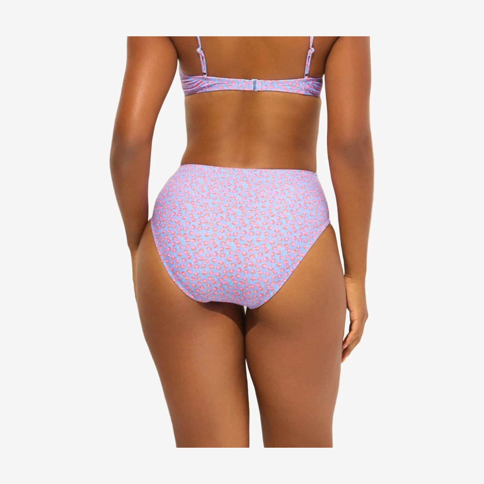 Hallie bikini bottom in summer fields print