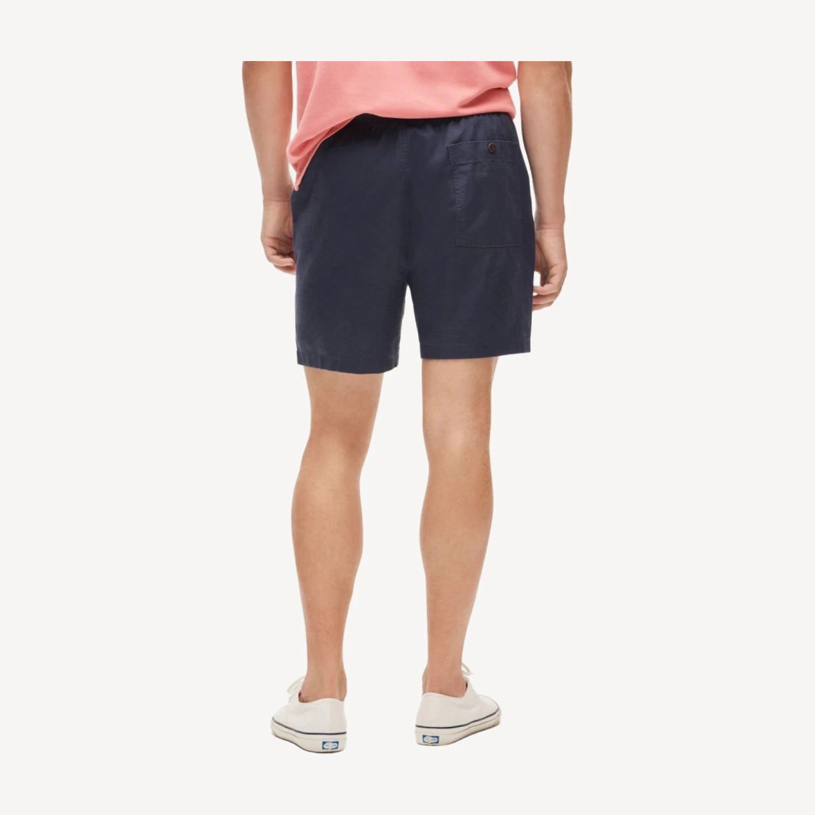5.5'' Pier short in cotton-linen blend