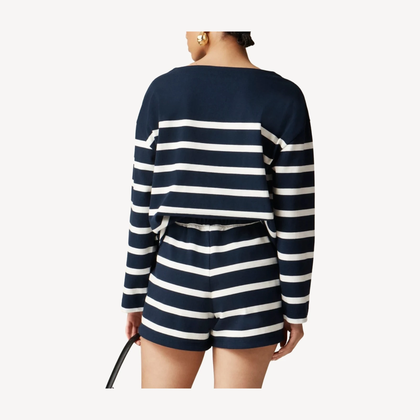 New mariner jersey short in stripe
