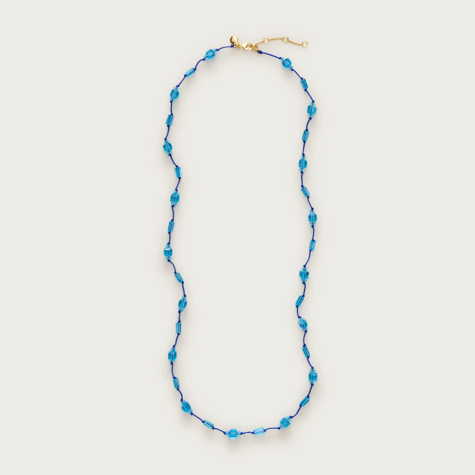 Sea glass beaded necklace