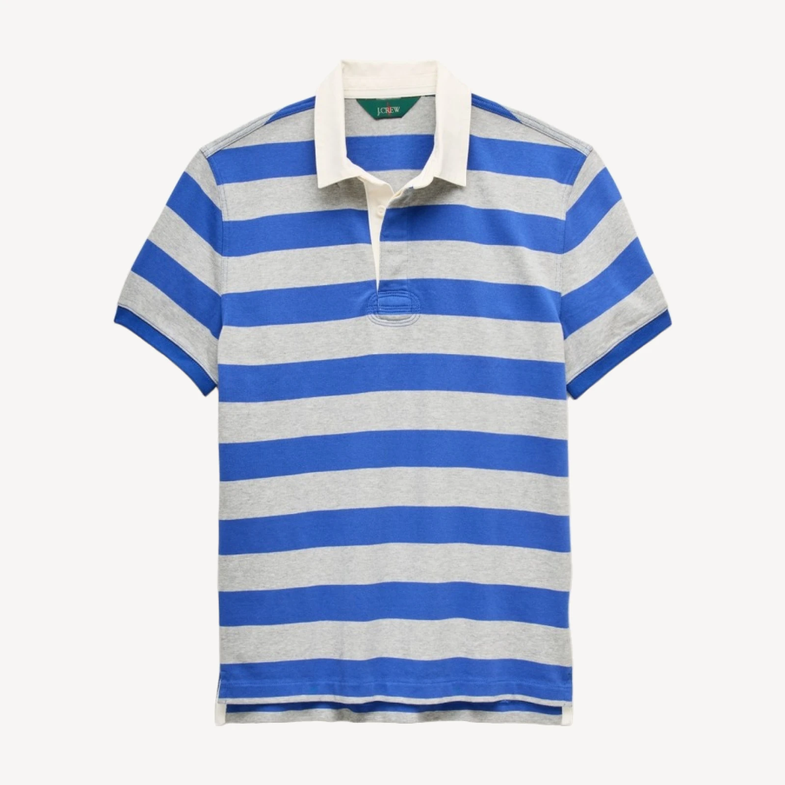 Short-sleeve rugby shirt in stripe