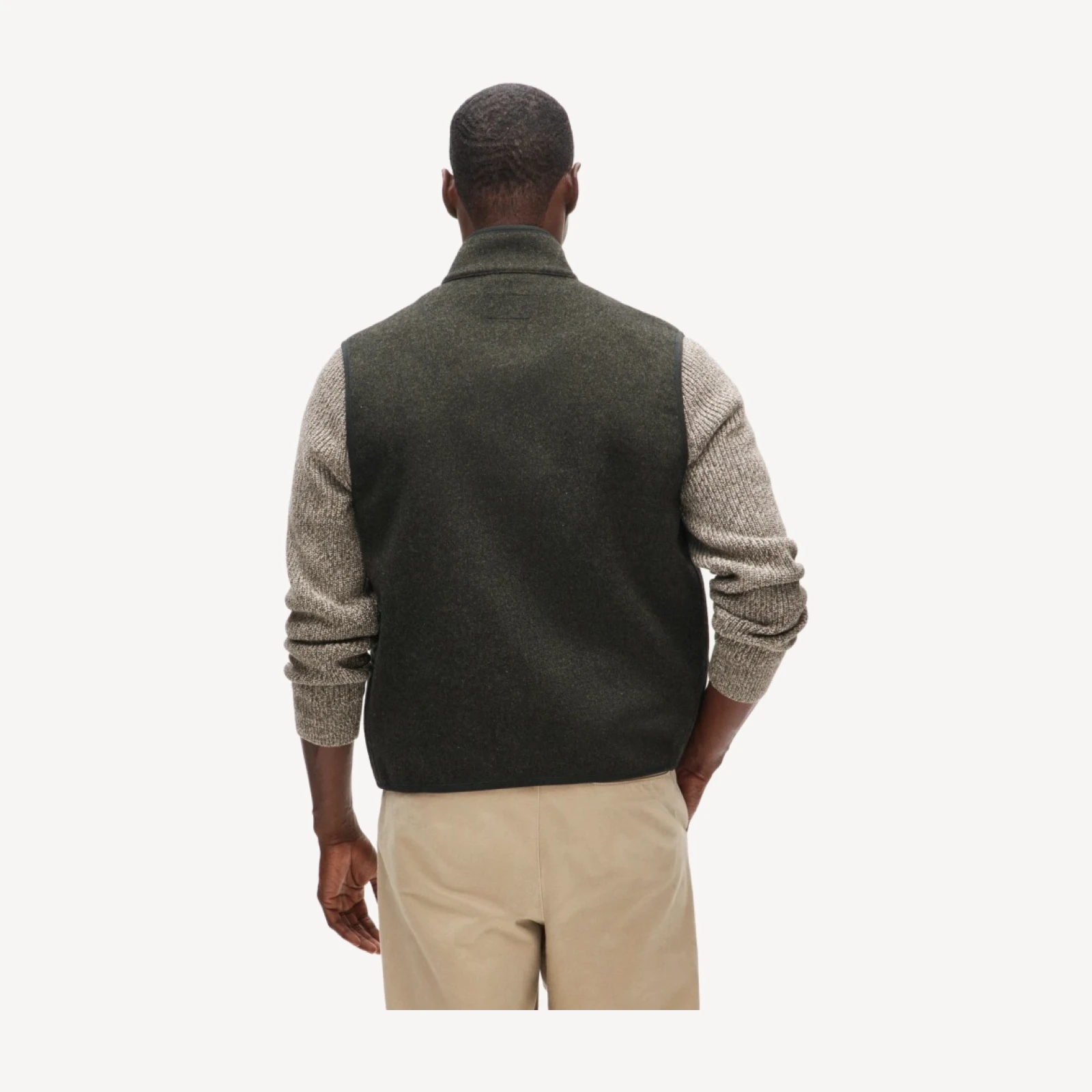 Wool-blend work vest