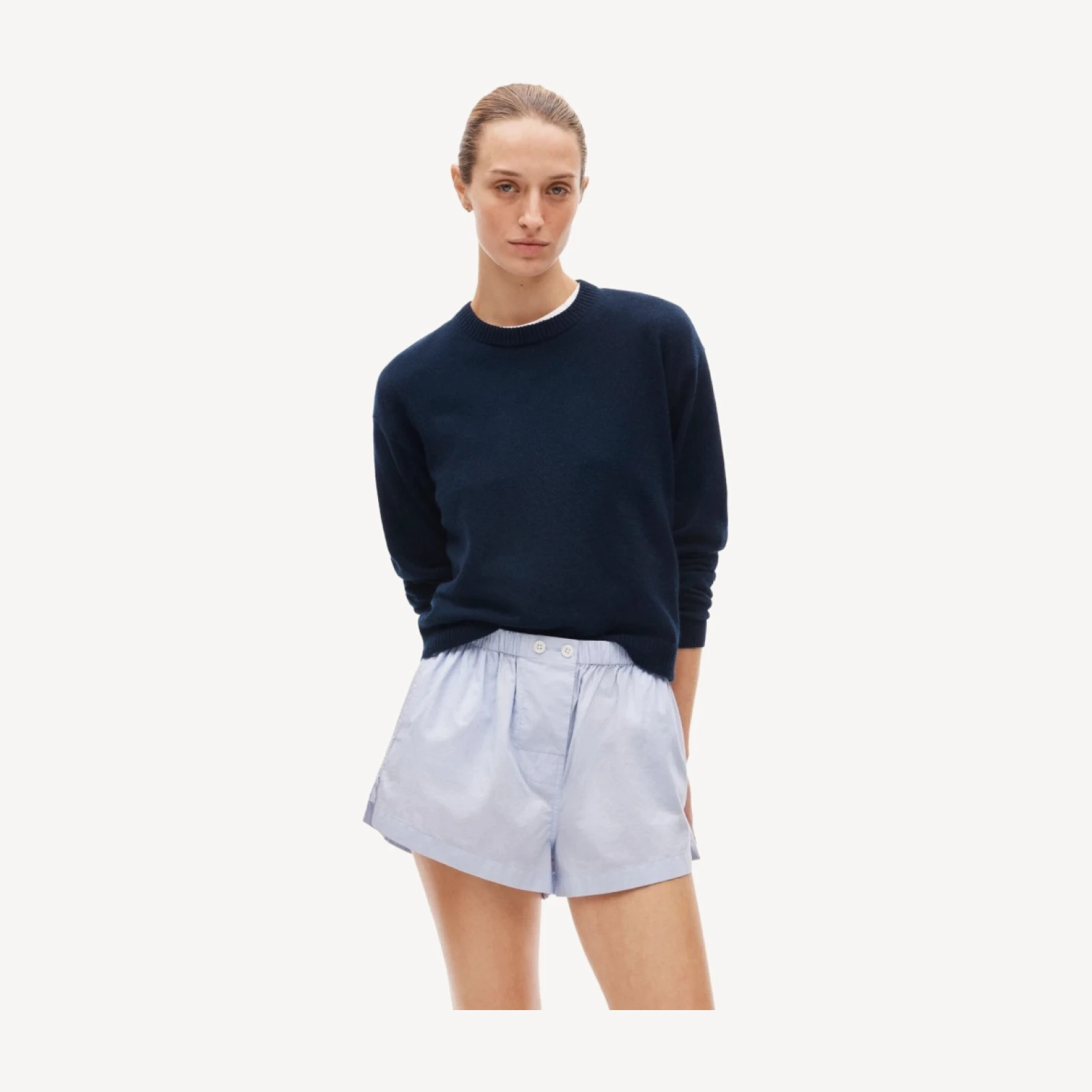 End-on-end cotton boxer short