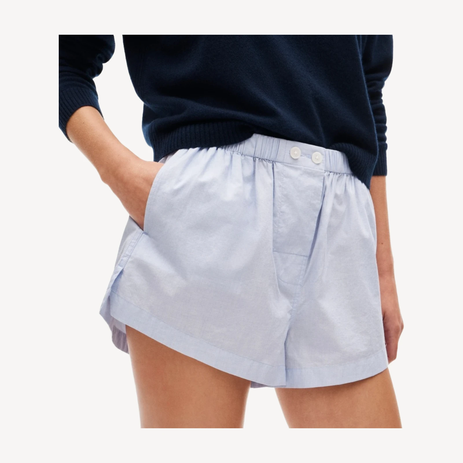 End-on-end cotton boxer short