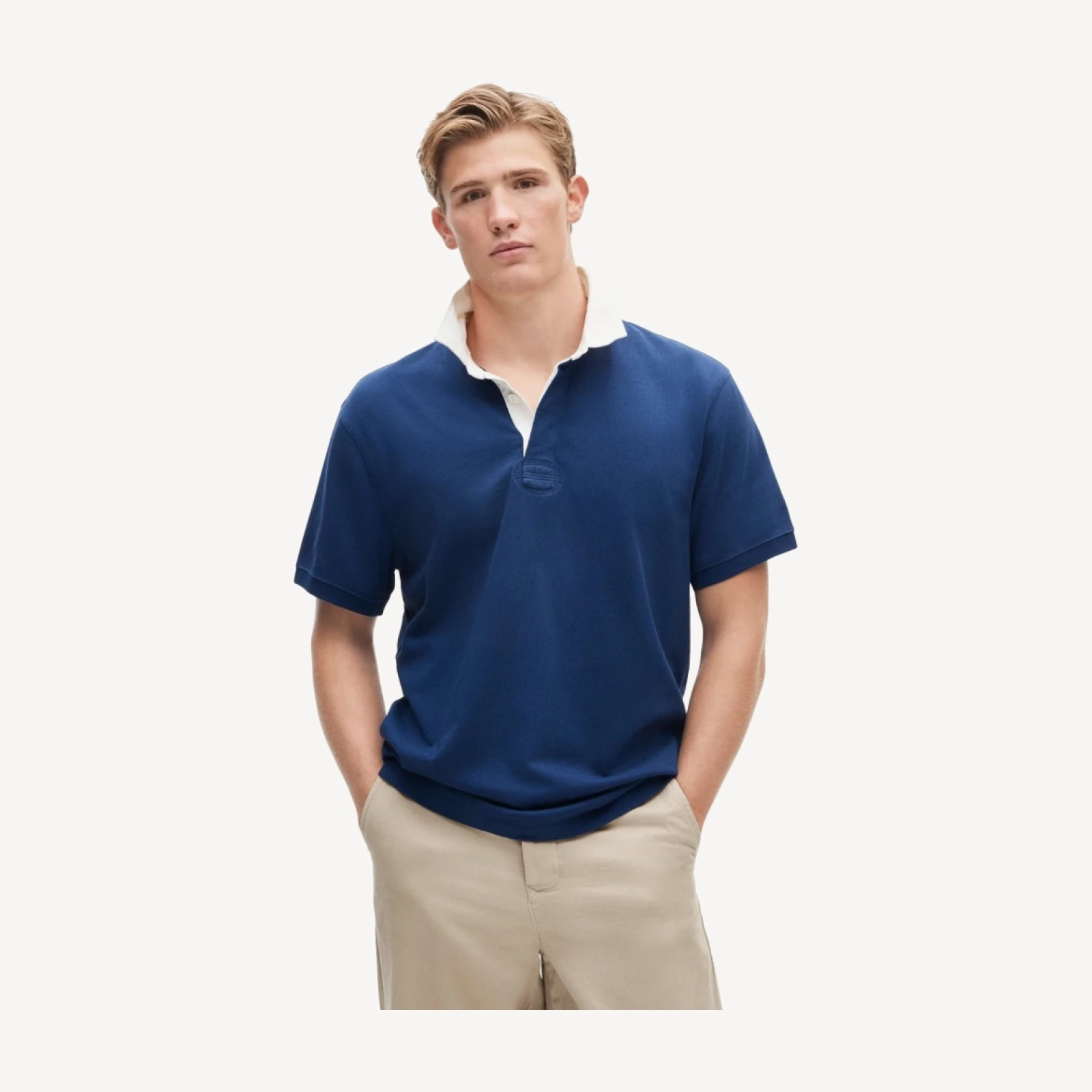 Short-sleeve rugby shirt