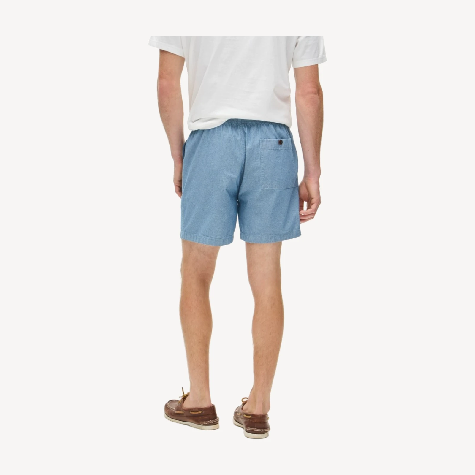 5.5" Pier short in chambray