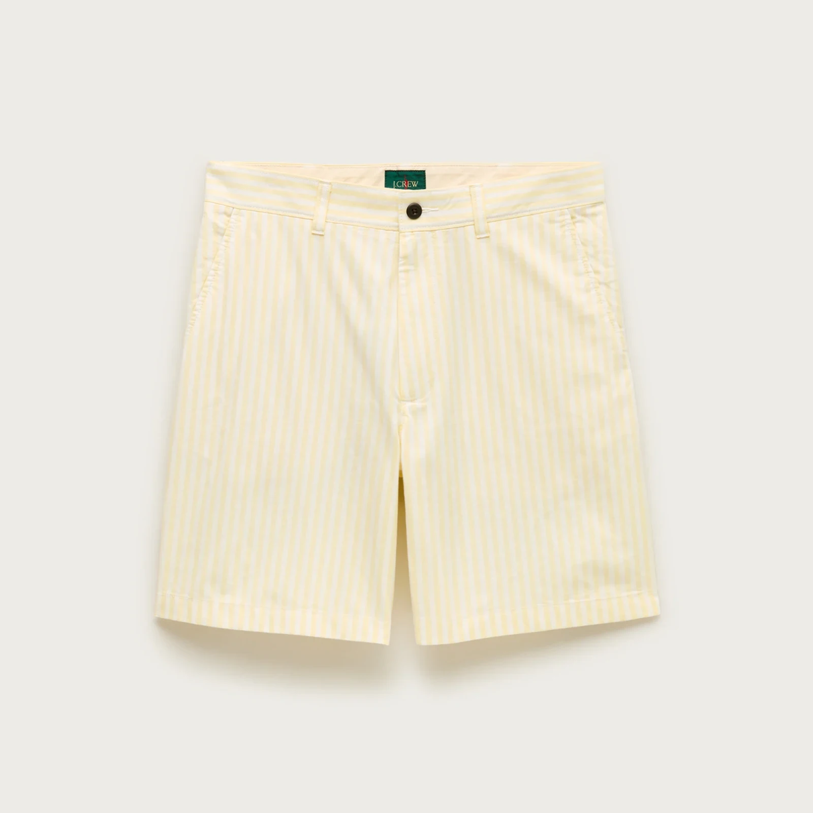 8" Classic chino short in stripe