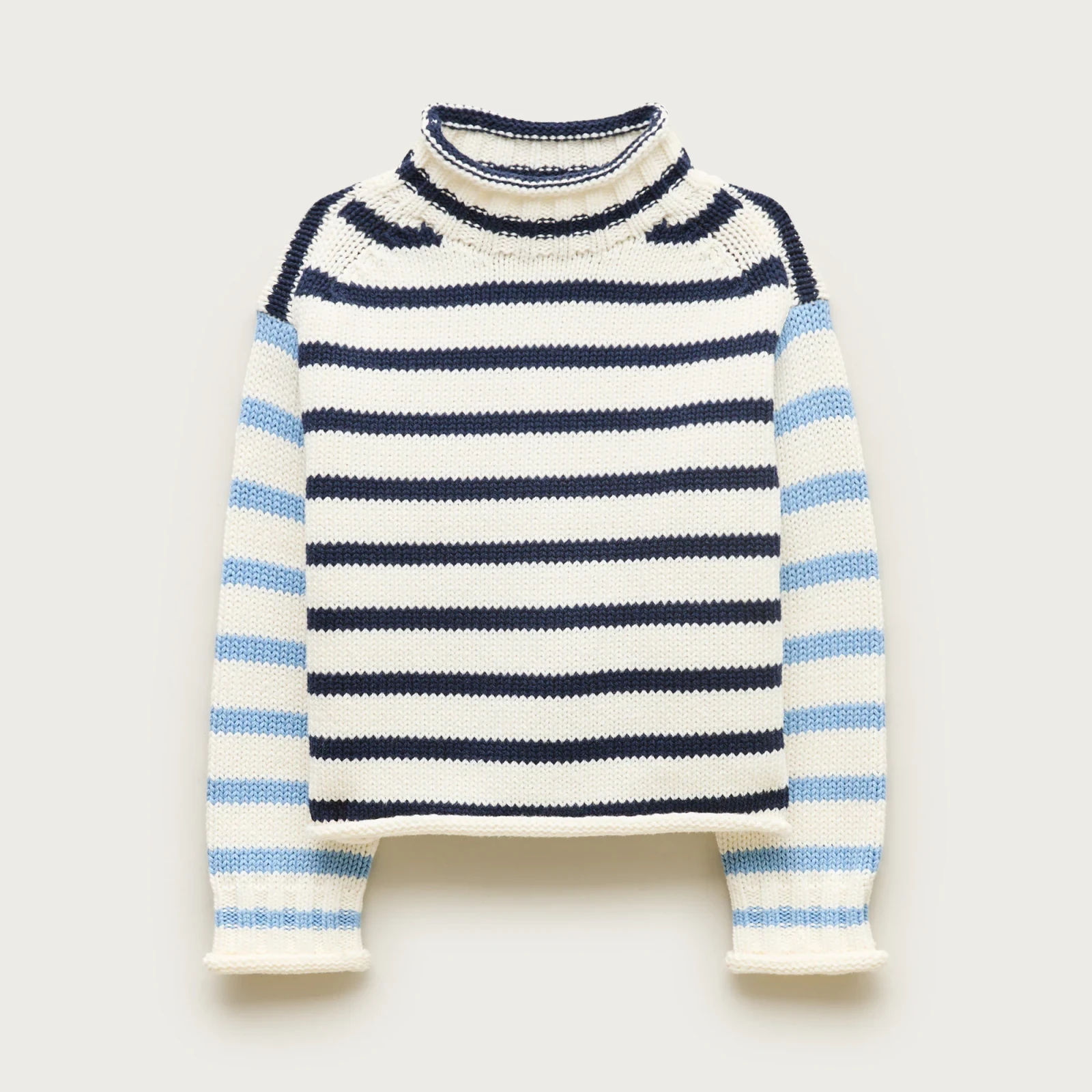 Kids' 2025 Rollneck™ sweater in stripe