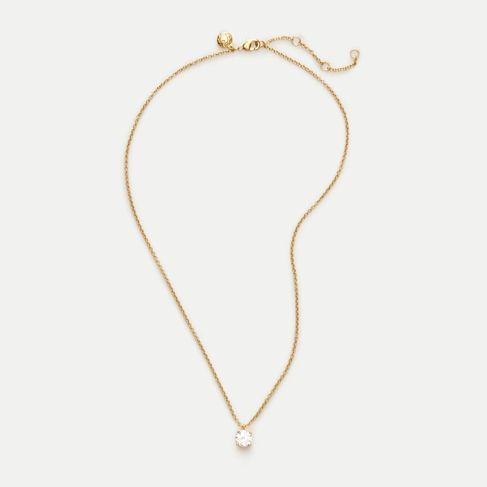 Cubic zirconia pendant necklace