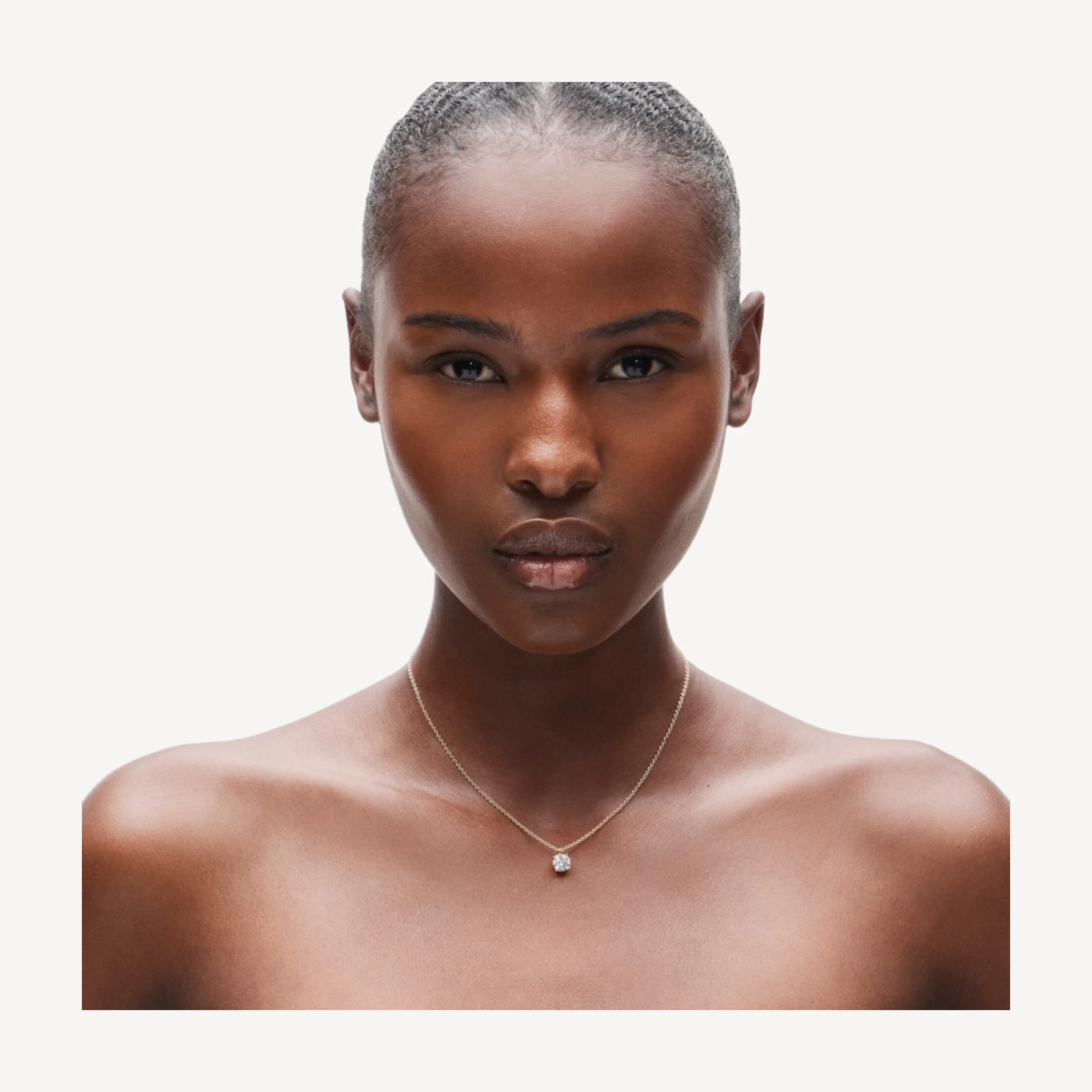 Cubic zirconia pendant necklace