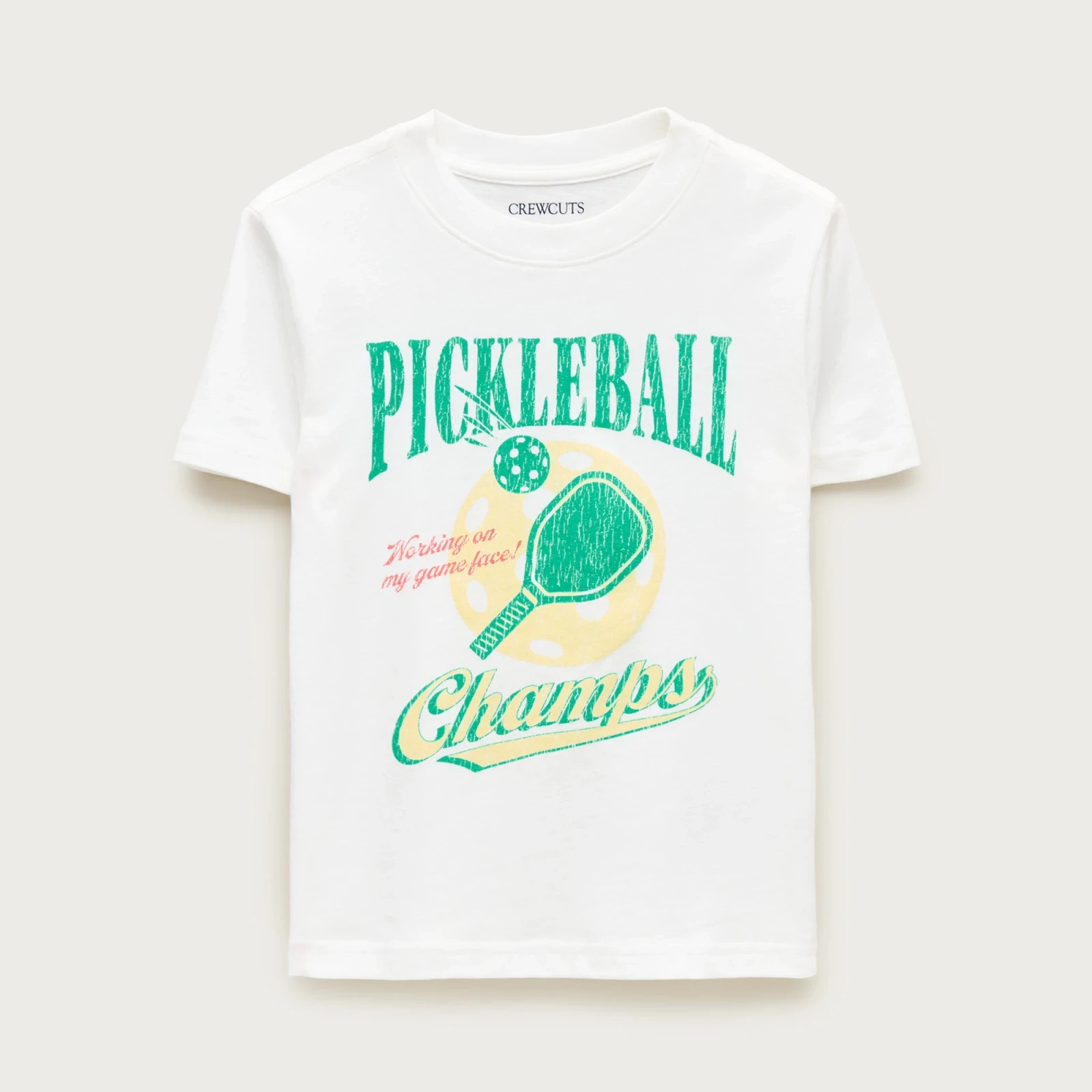 Kids' short-sleeve "Pickleball champs" graphic T-shirt