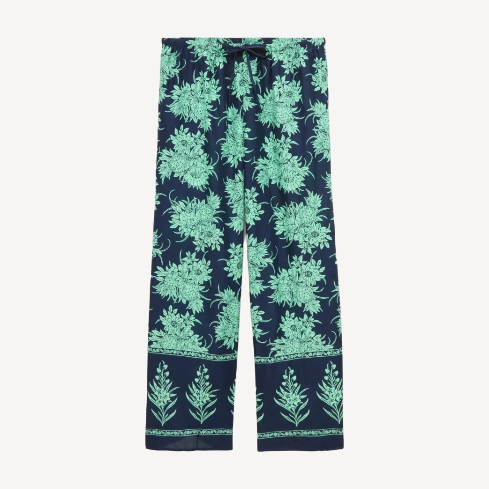 Beach pant in pineapple print