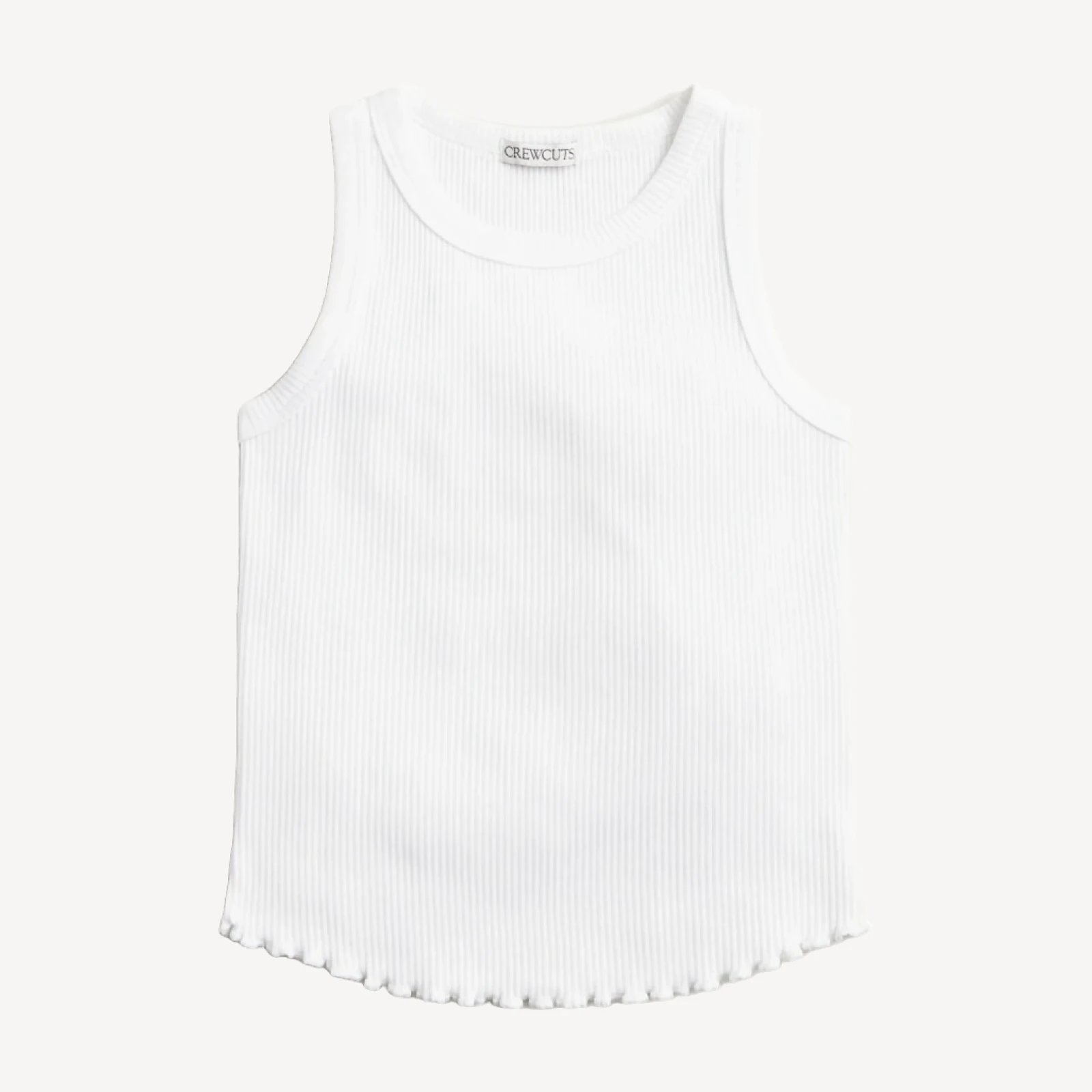 Girls' everyday tank top in vintage rib