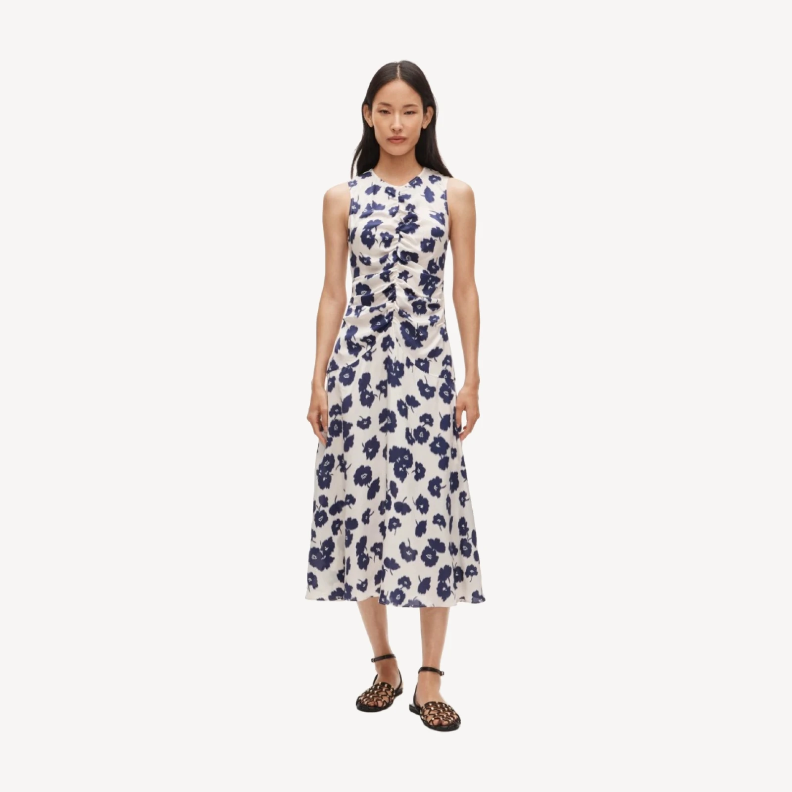 Veranda dress in blurred floral