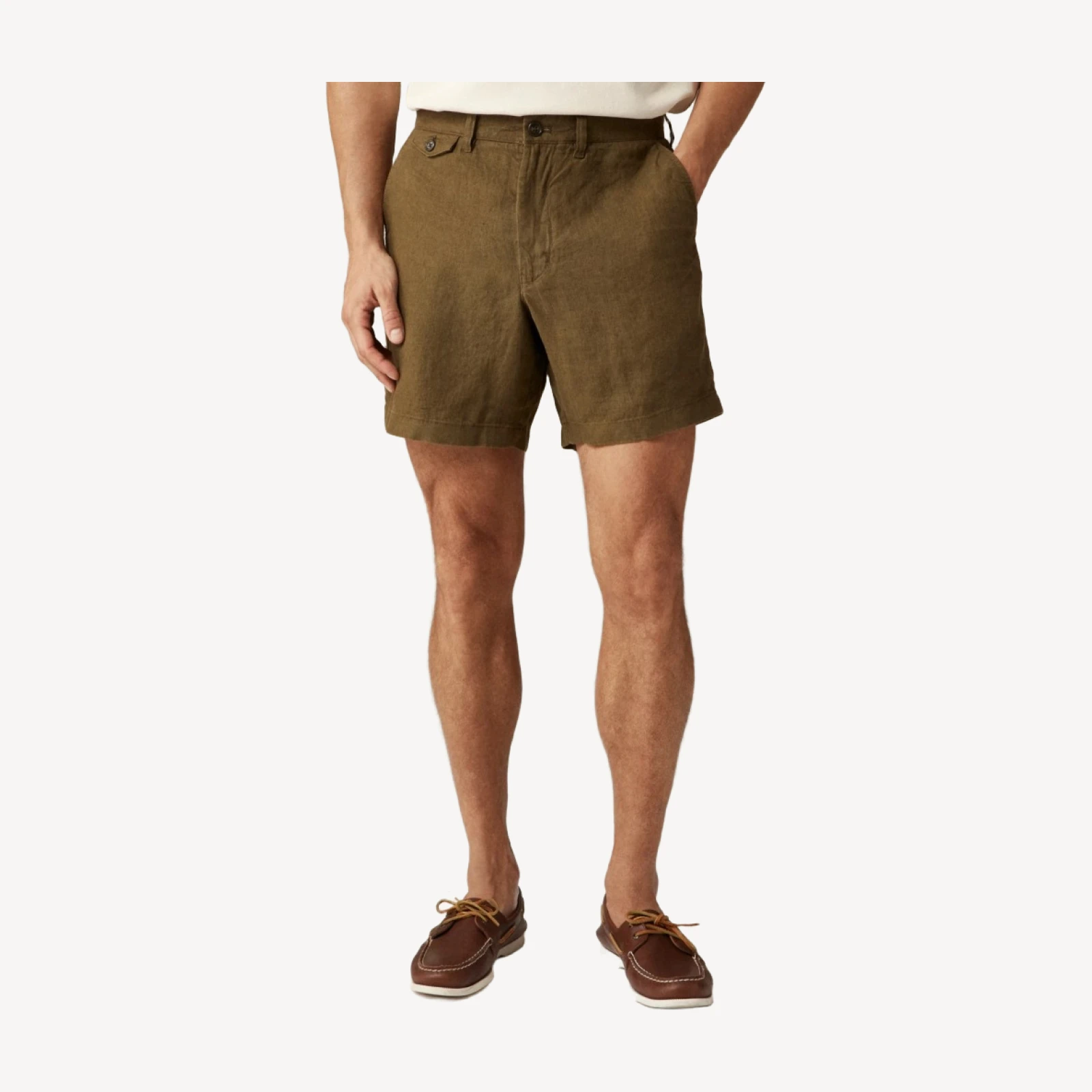 7" linen short