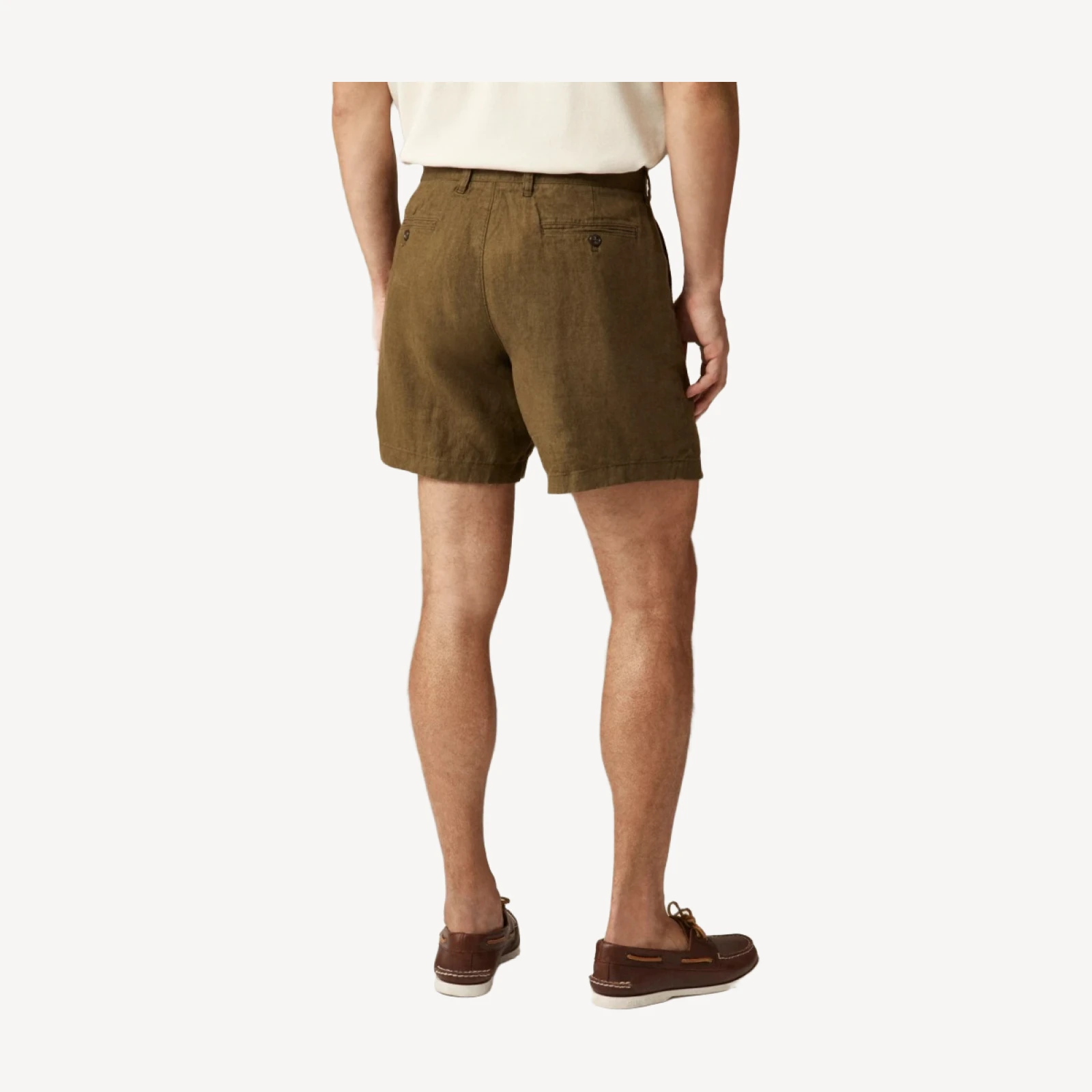 7" linen short