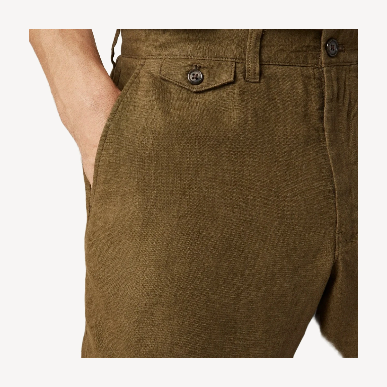 7" linen short