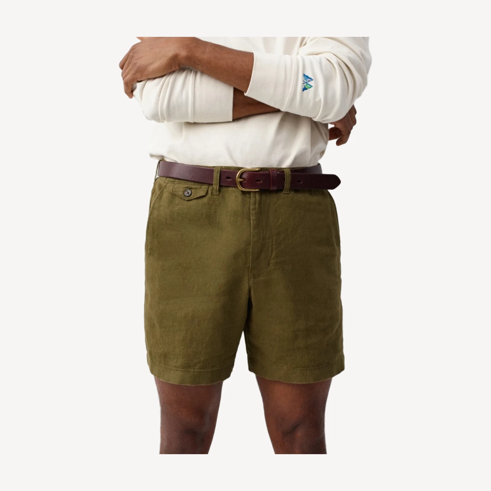 7" linen short