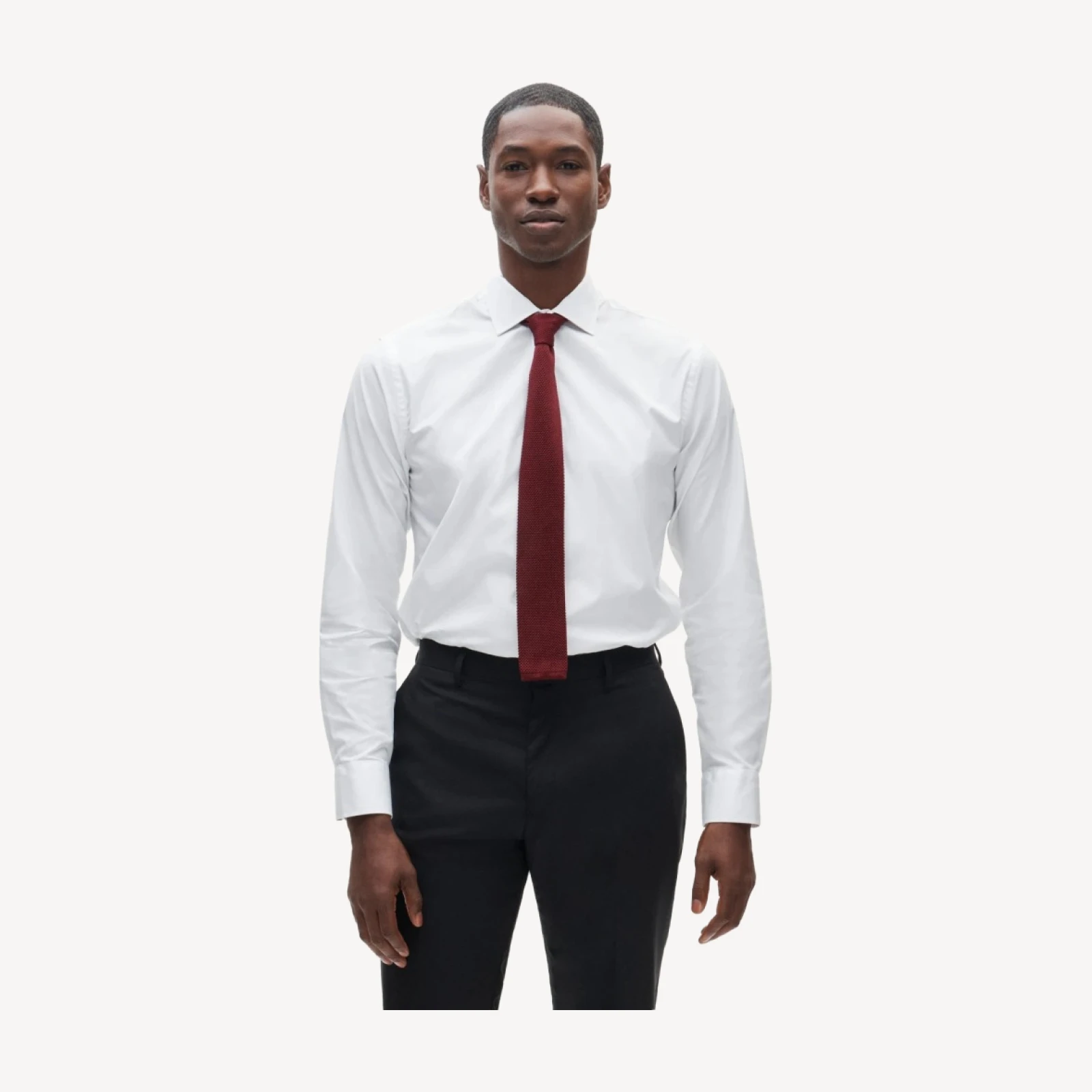 Ludlow Premium fine cotton dress shirt with spread collar