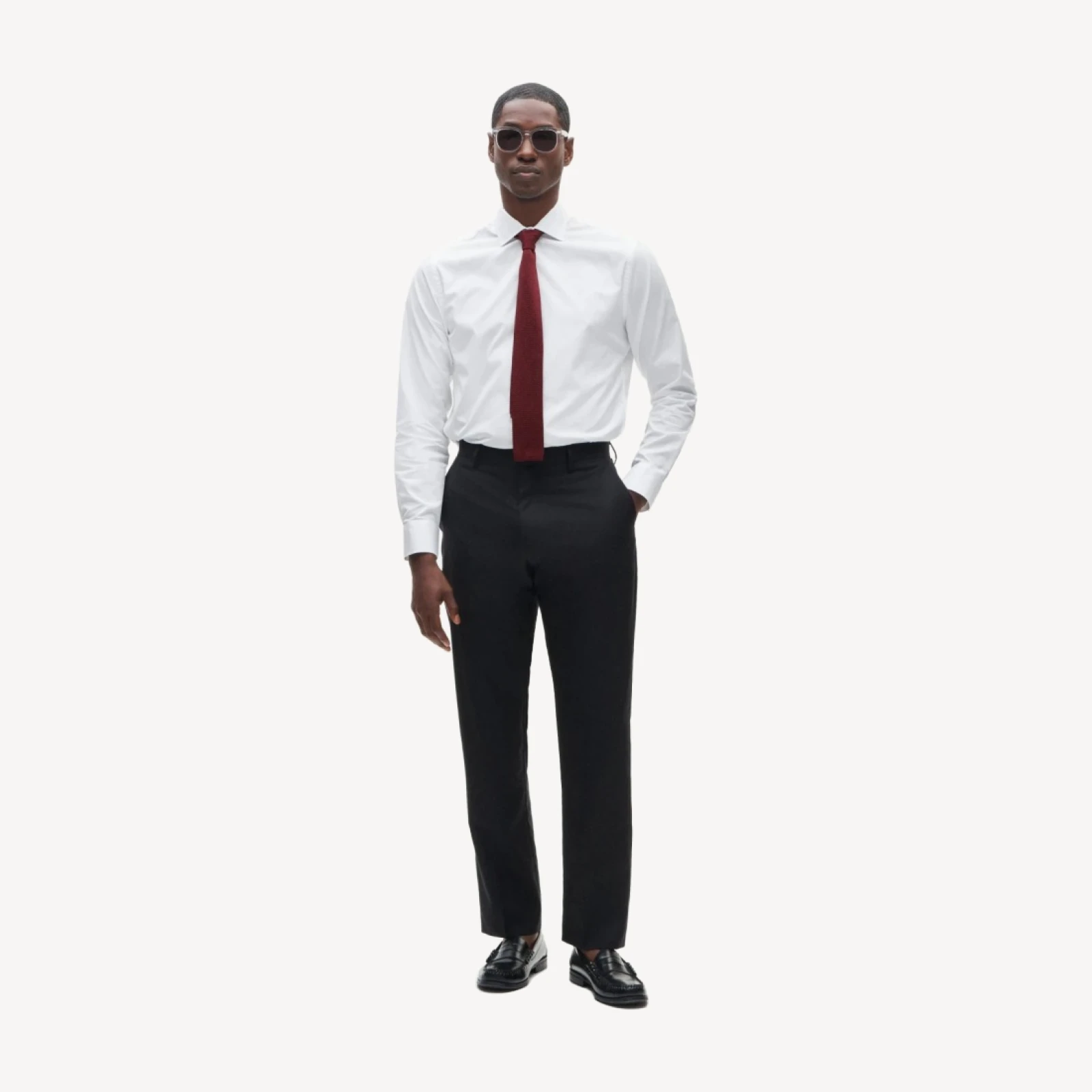 Ludlow Premium fine cotton dress shirt with spread collar