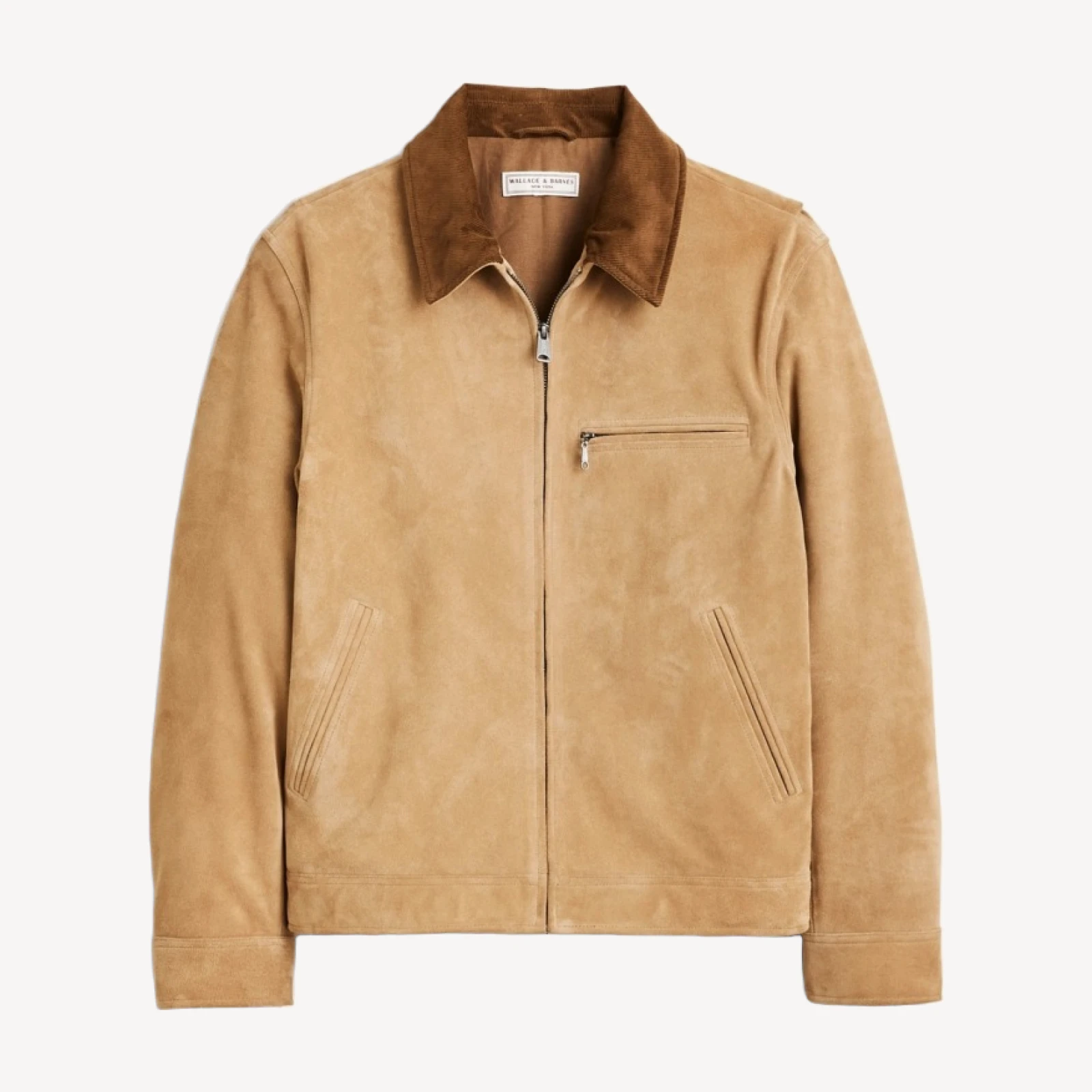Limited-edition Wallace & Barnes work jacket in Italian suede