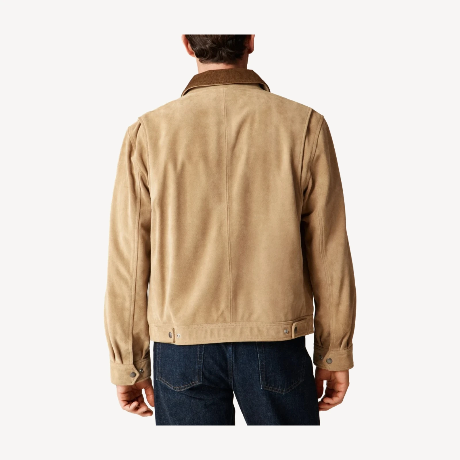 Limited-edition Wallace & Barnes work jacket in Italian suede