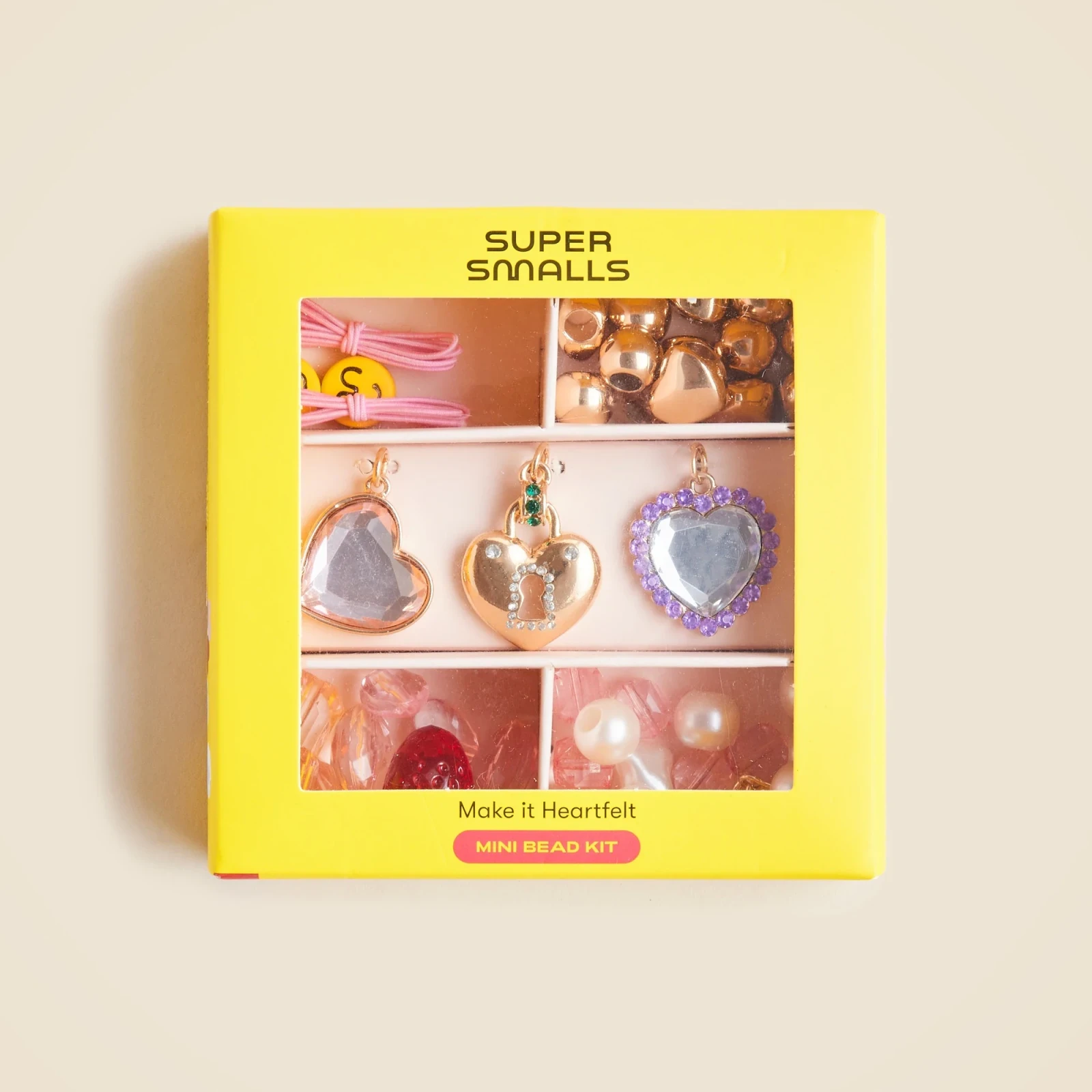 Super Smalls make it heartfelt mini bead kit