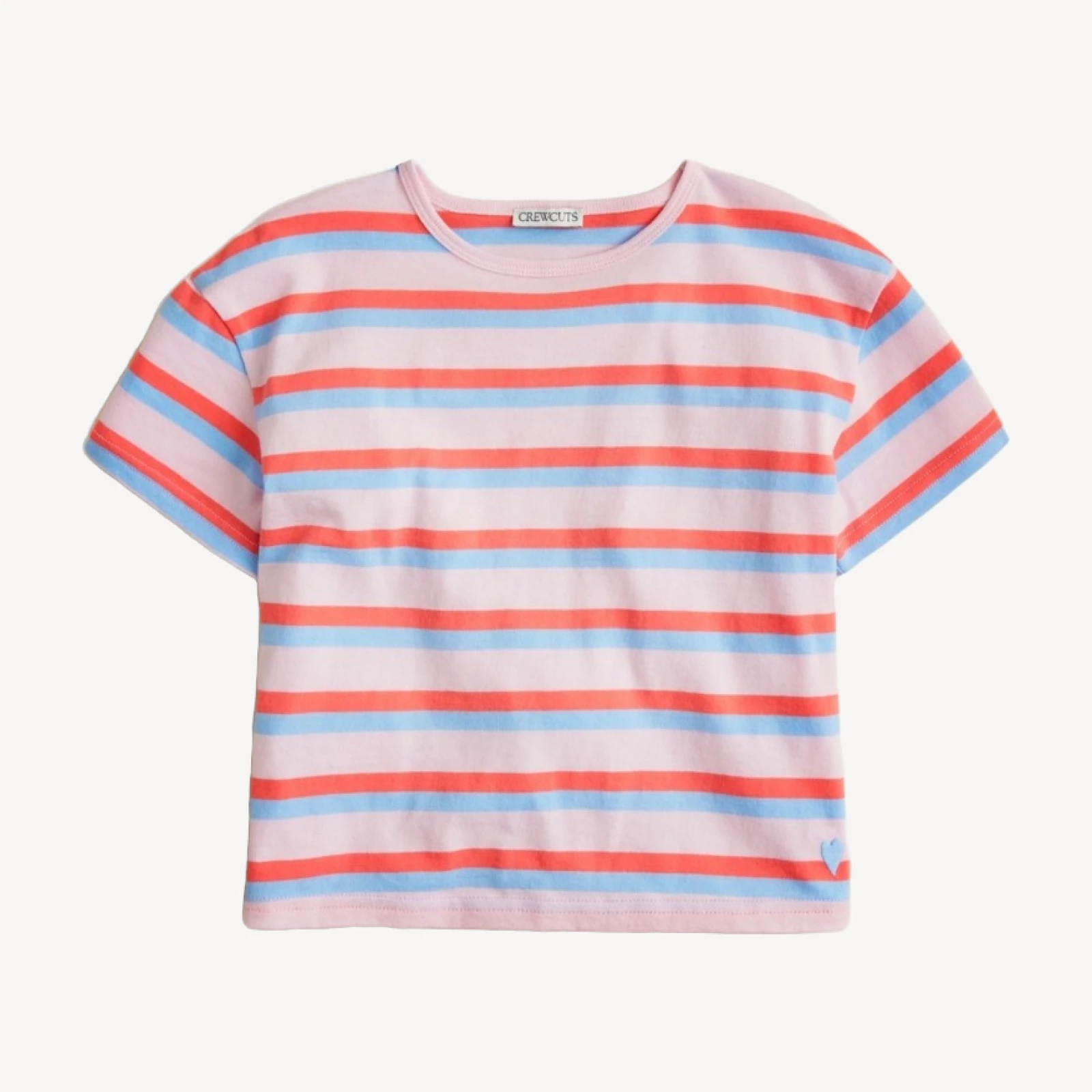 Girls' everyday T-shirt in vintage jersey