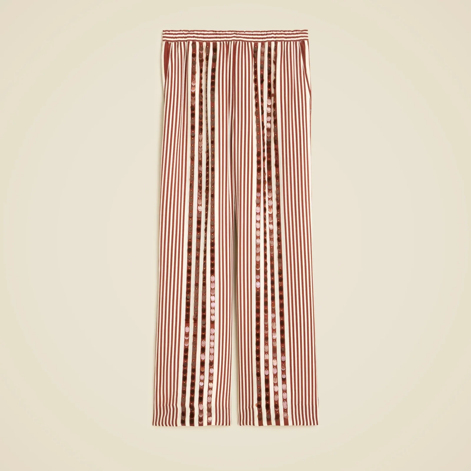 Collection cropped Stratus pant with sequins