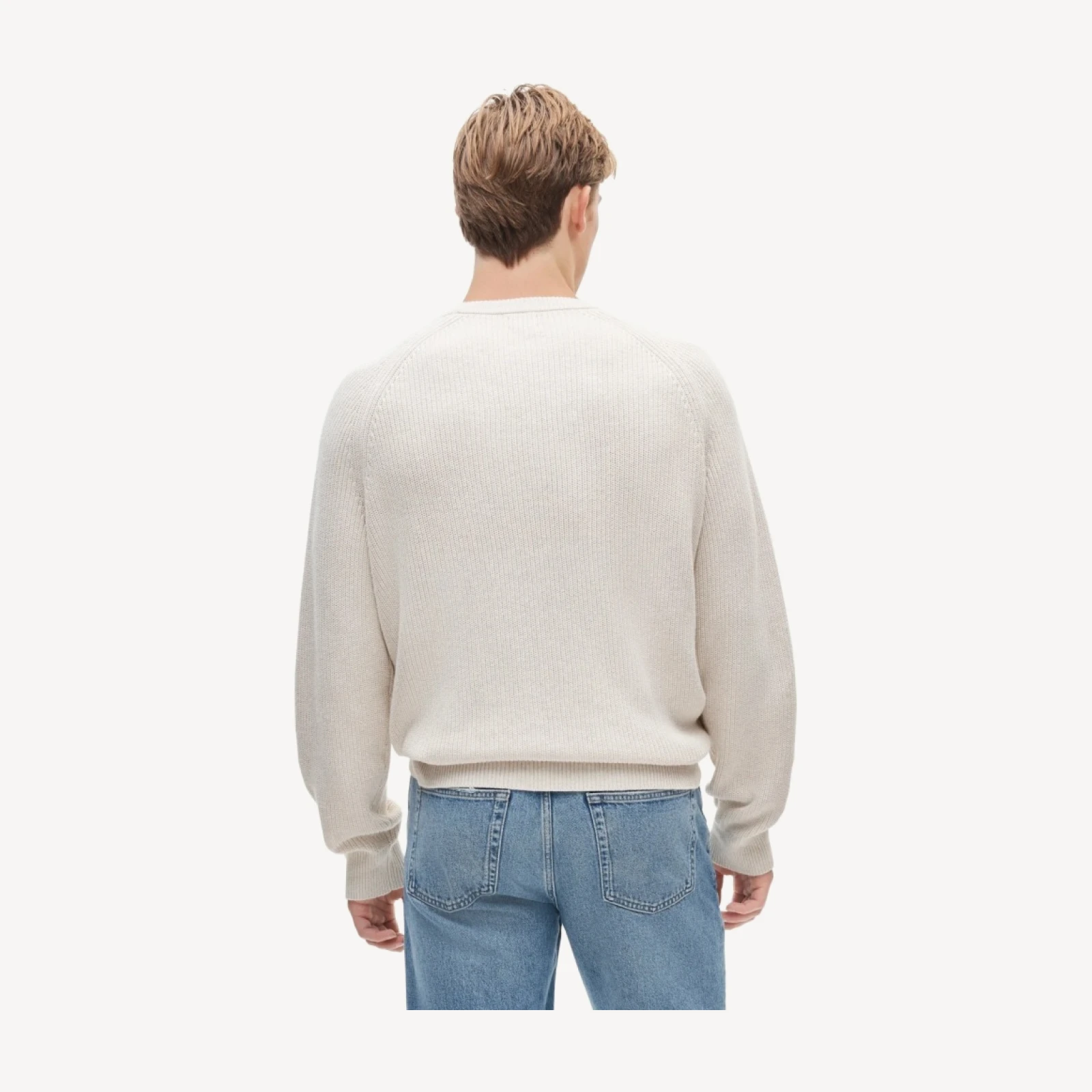 Heritage cotton ribbed sweater