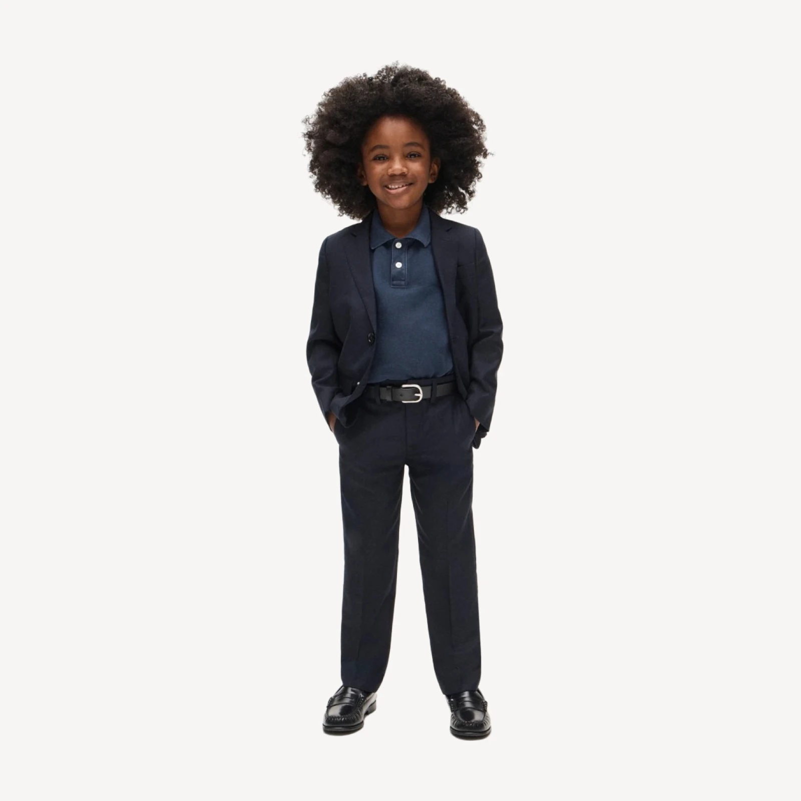 Boys' slim Ludlow suit pant in Italian wool