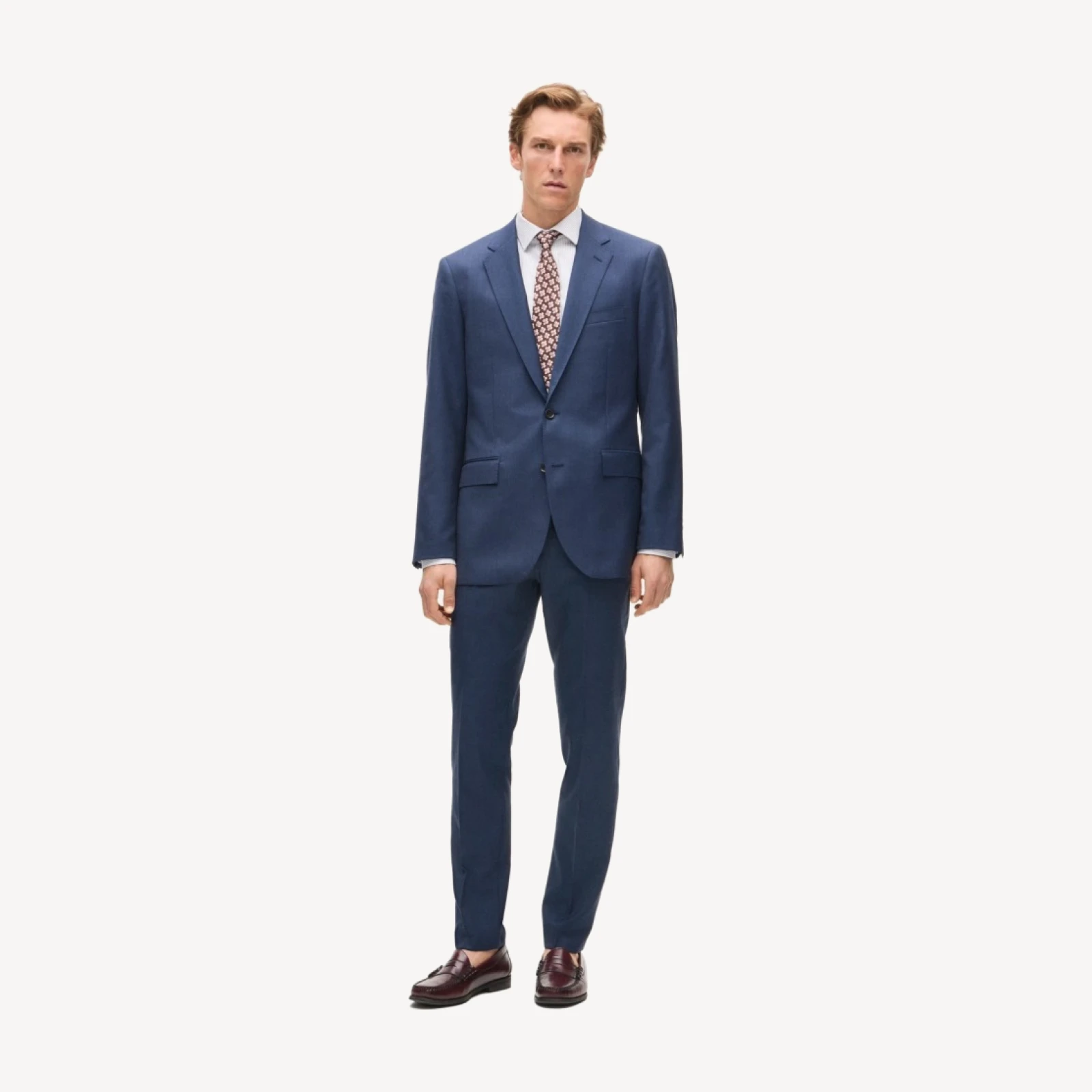 Ludlow Slim-fit suit jacket in Italian worsted wool