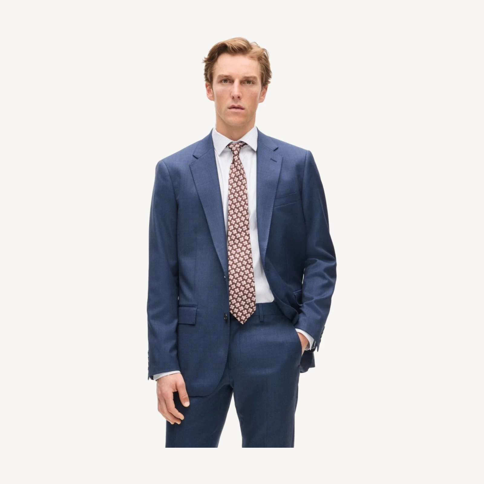 Ludlow Slim-fit suit jacket in Italian worsted wool