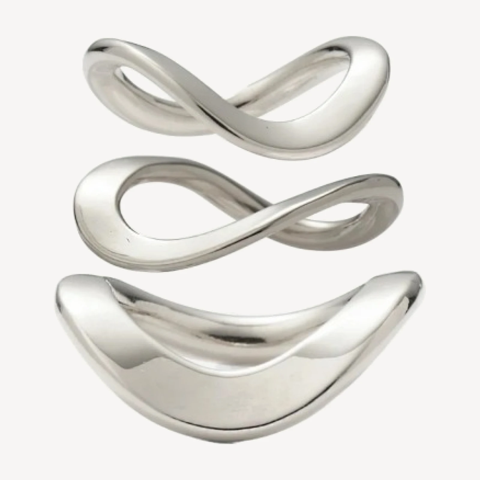 Lady Grey Raia rings set