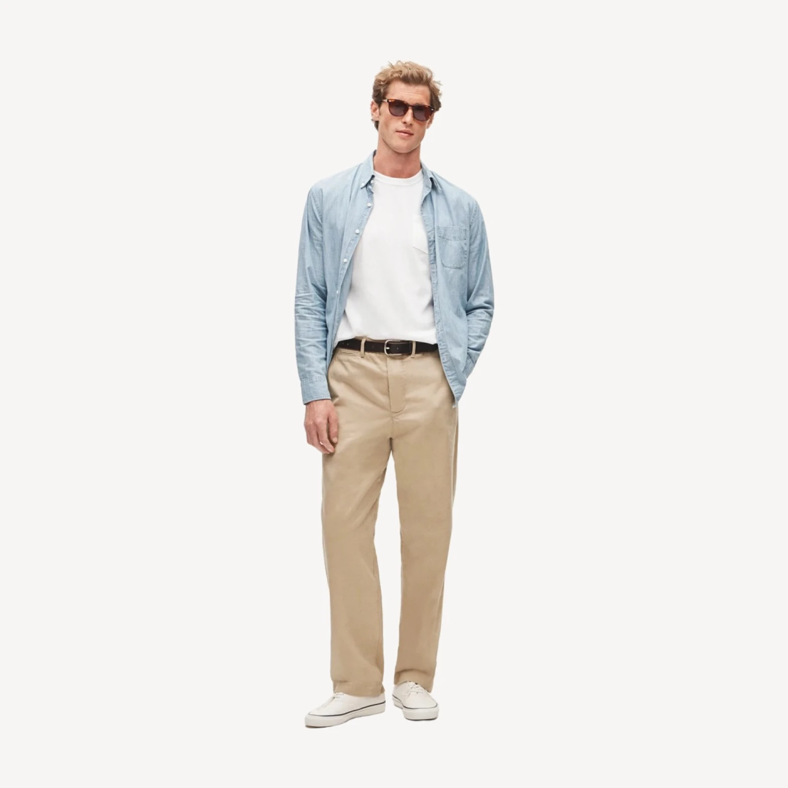 Wallace & Barnes selvedge officer chino pant