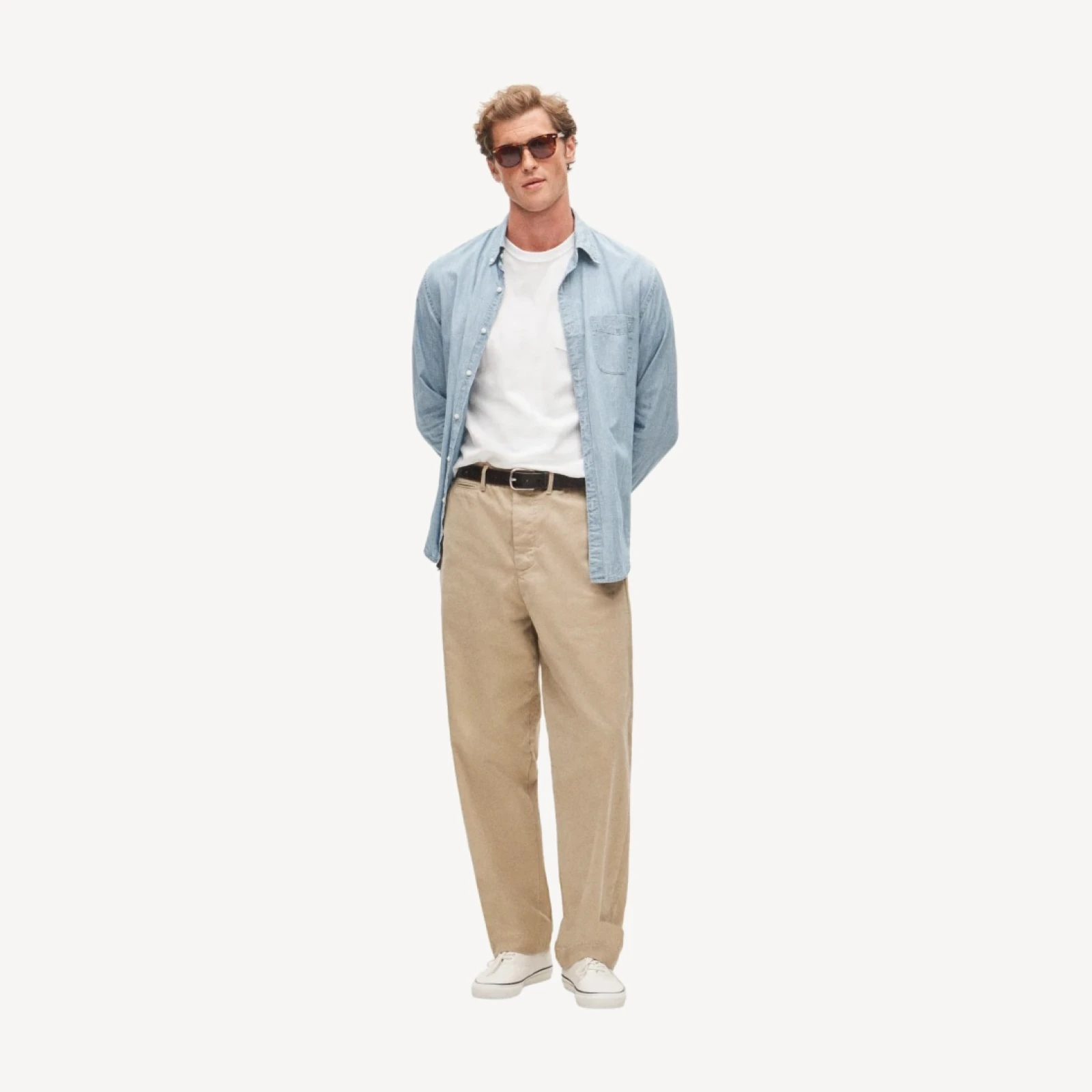 Wallace & Barnes selvedge officer chino pant
