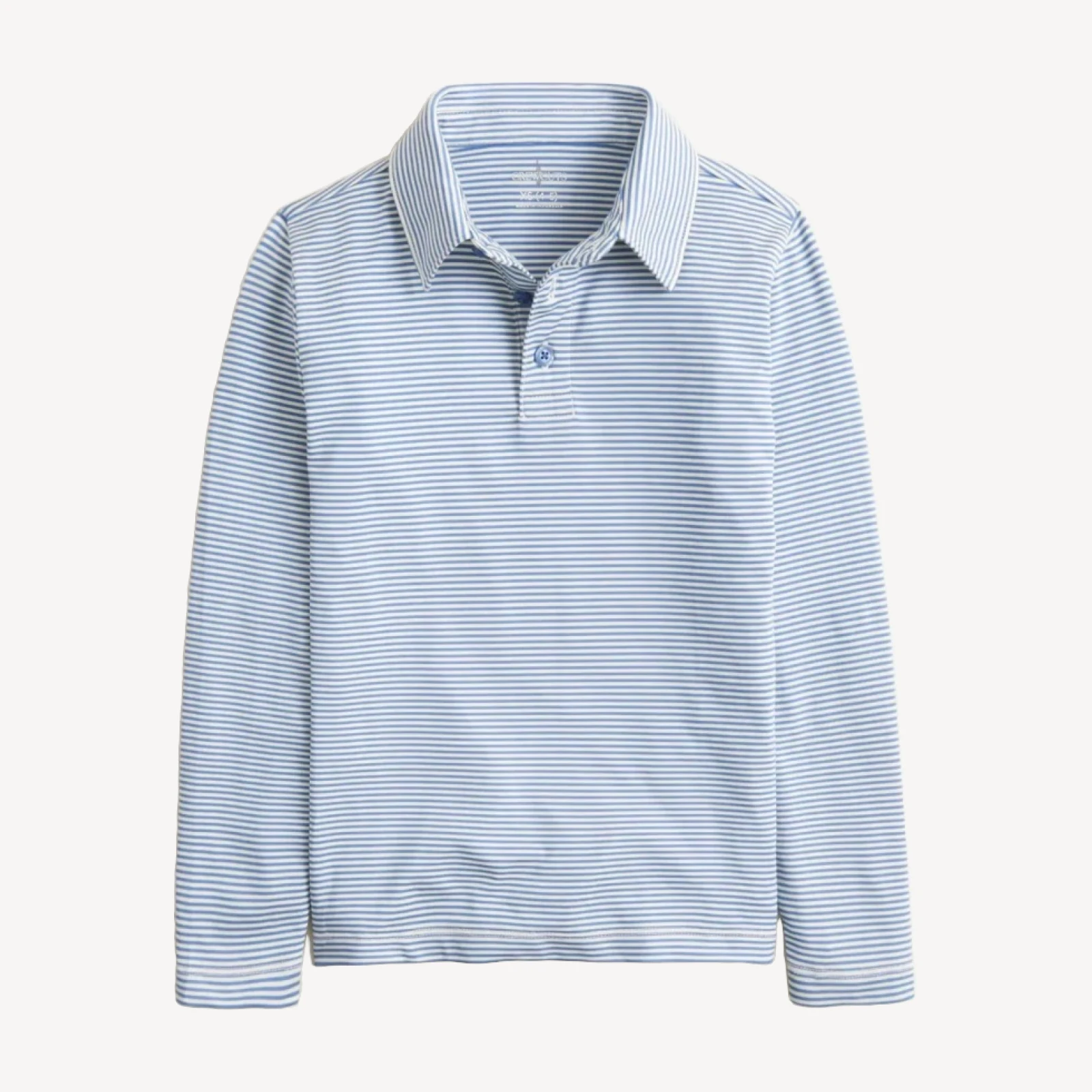 Kids' long-sleeve tech polo shirt