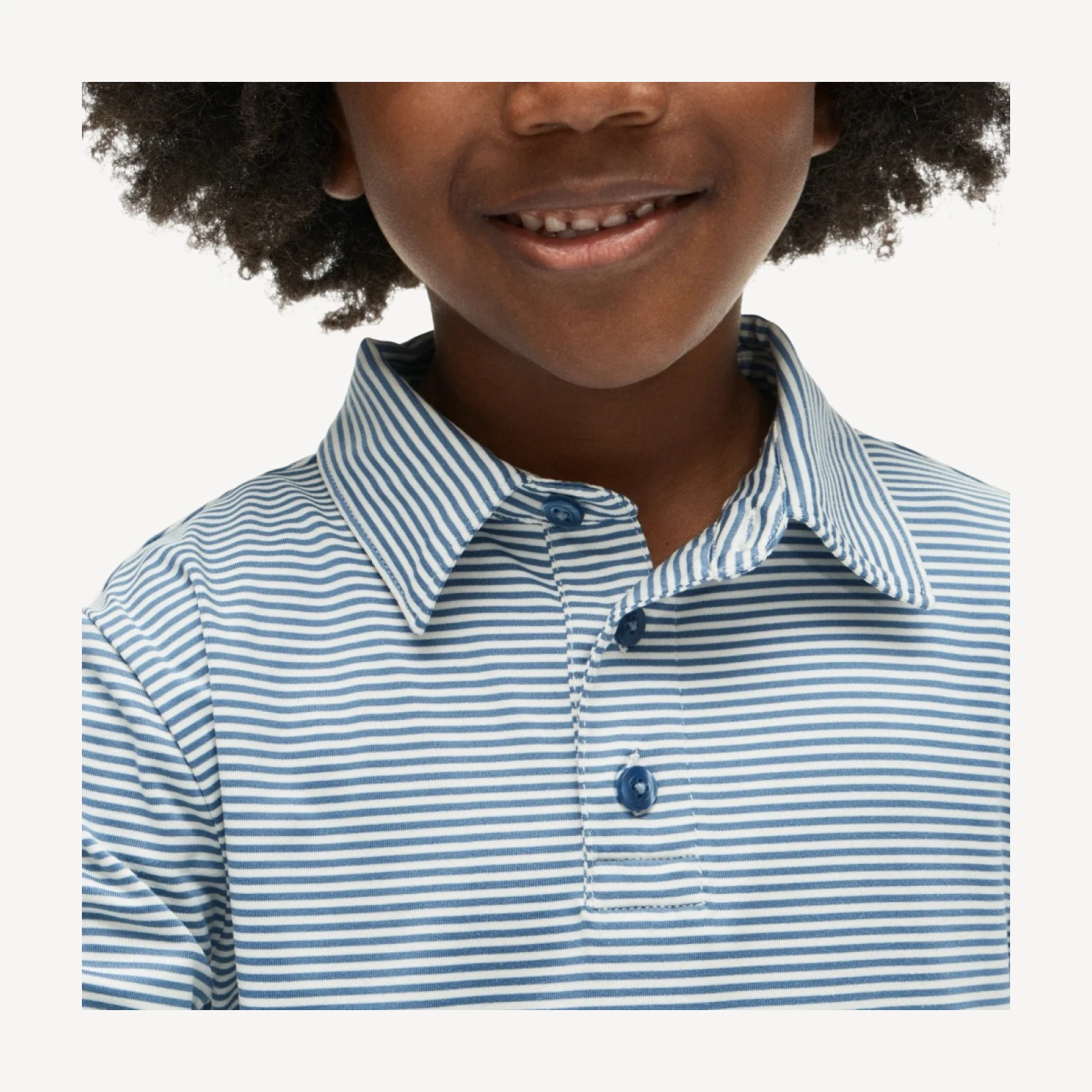 Kids' long-sleeve tech polo shirt