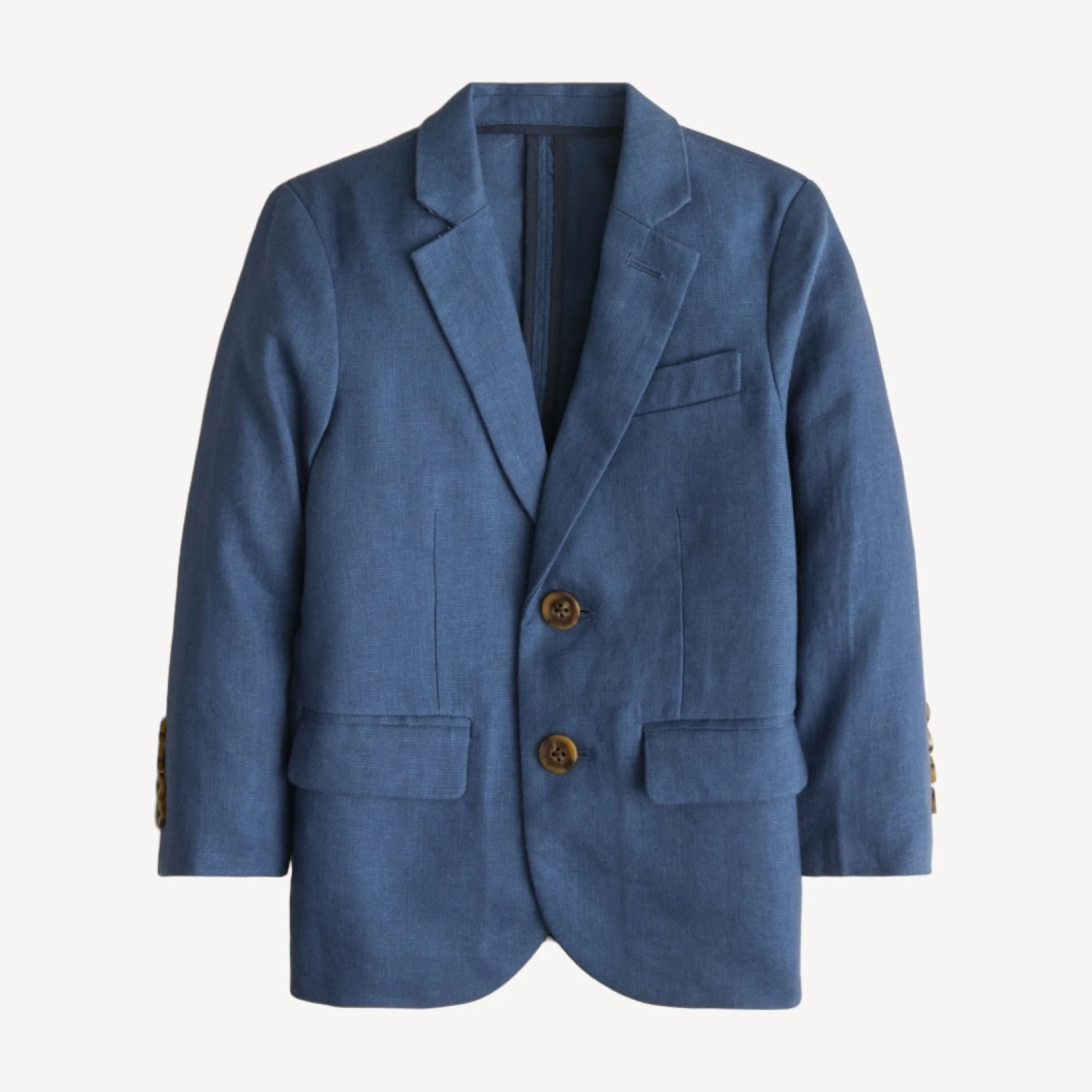 Boys' Ludlow unstructured suit jacket in linen blend