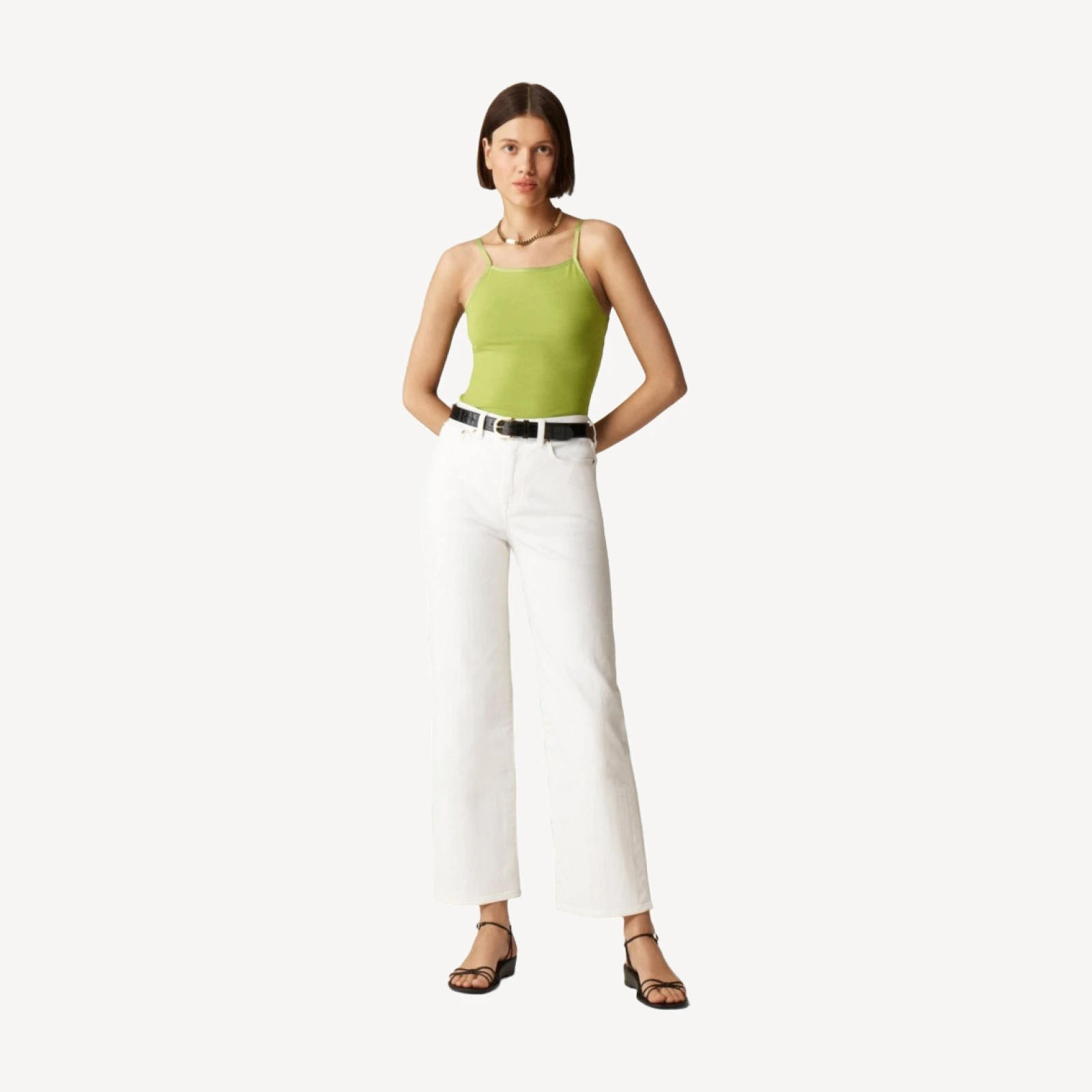 Slim-wide jean