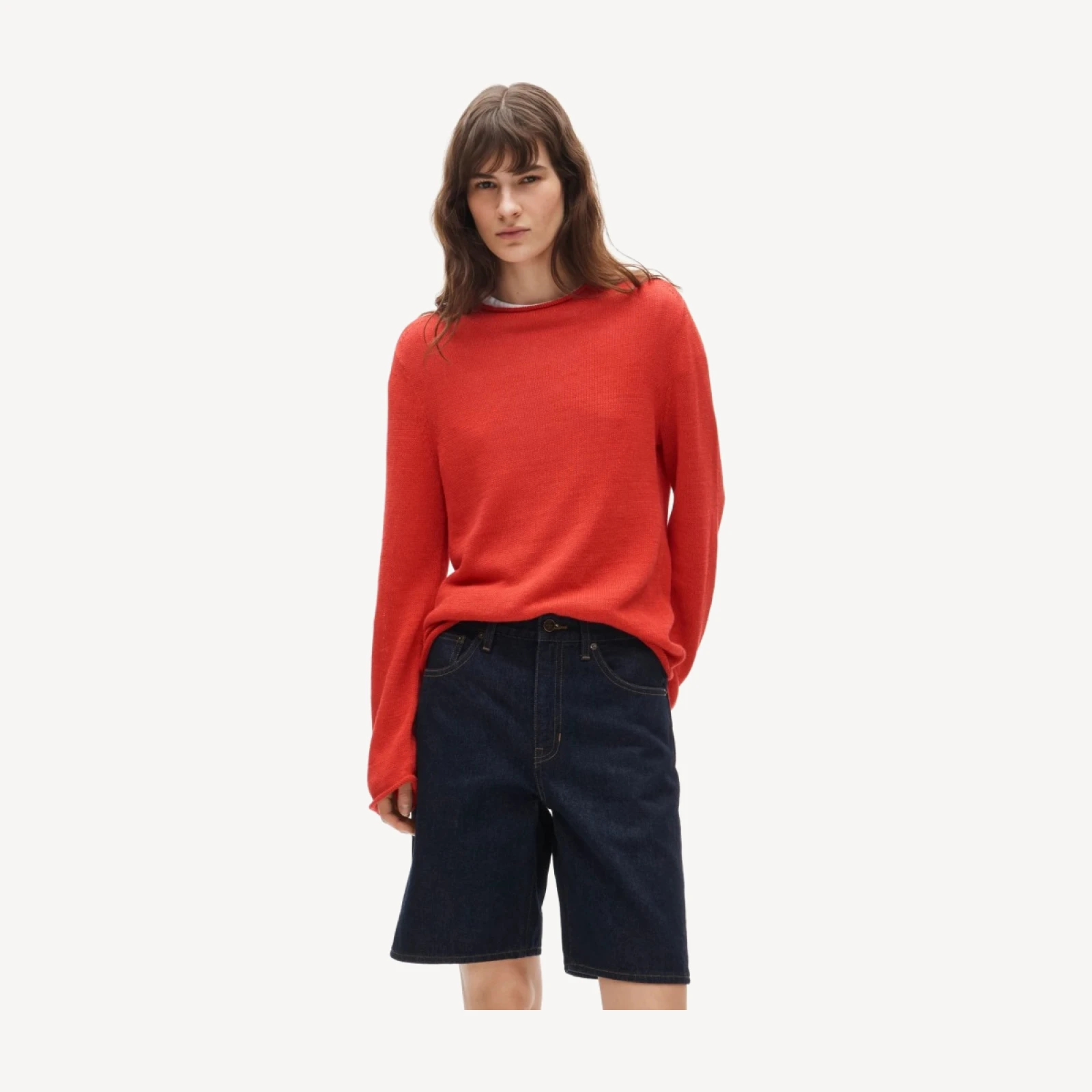 Denim bermuda short