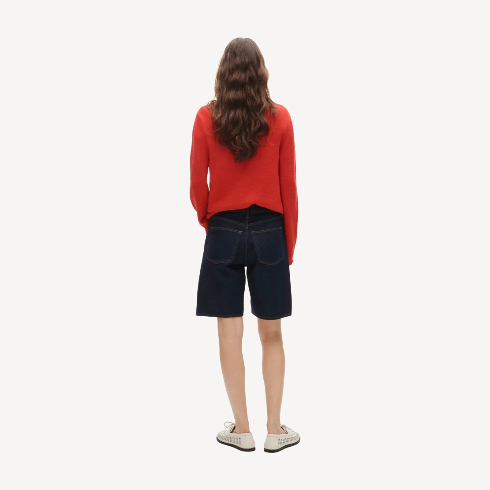 Denim bermuda short