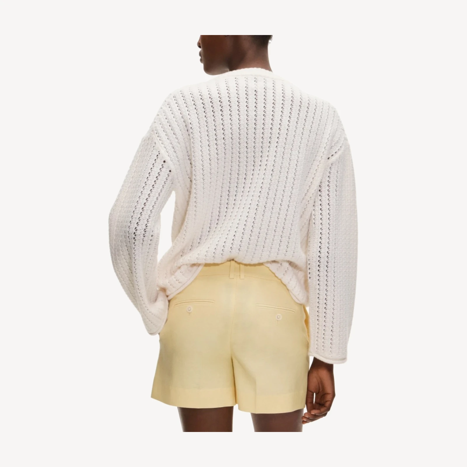 4" short in Gramercy linen blend