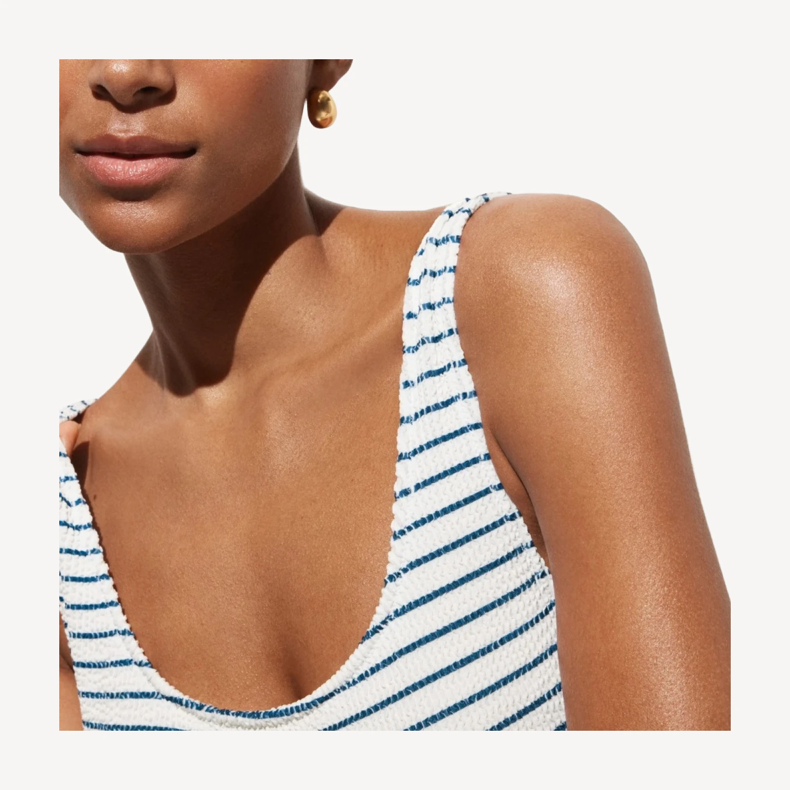 Claudia scrunchie one-piece