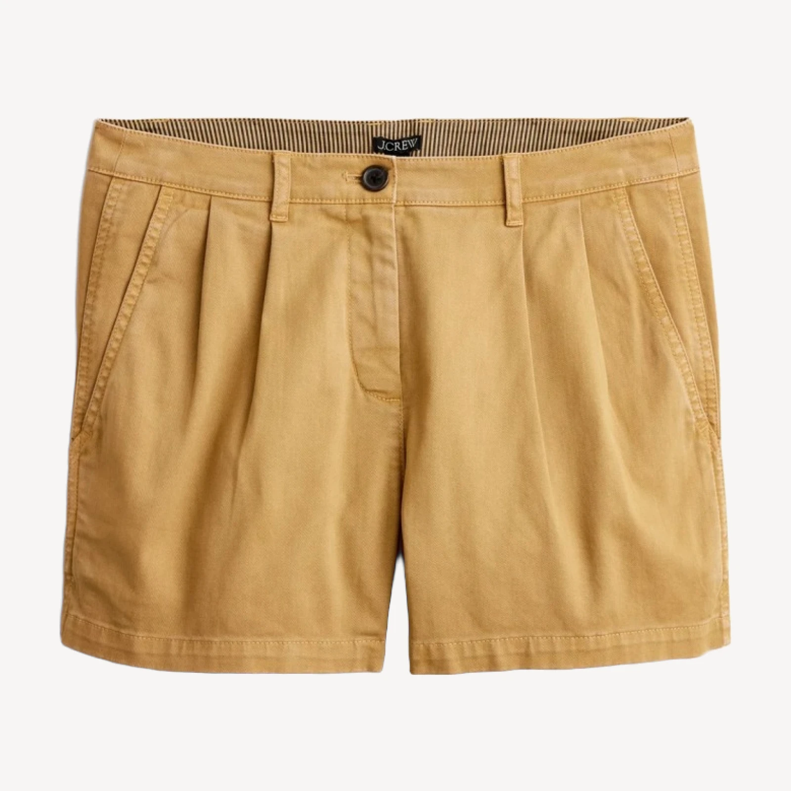 3" pleated heritage chino short