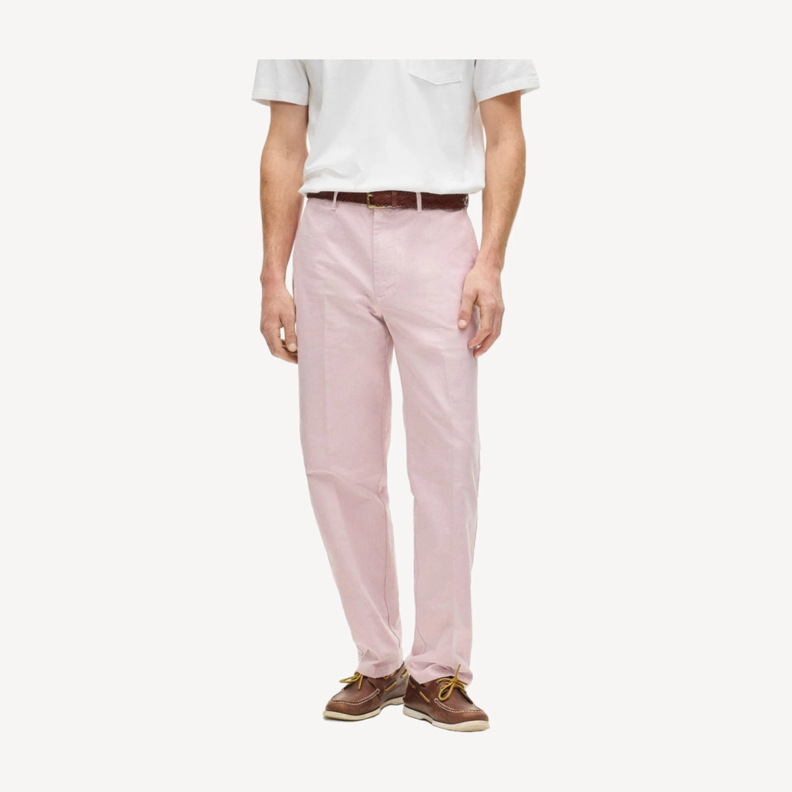 Classic-fit oxford creased trouser