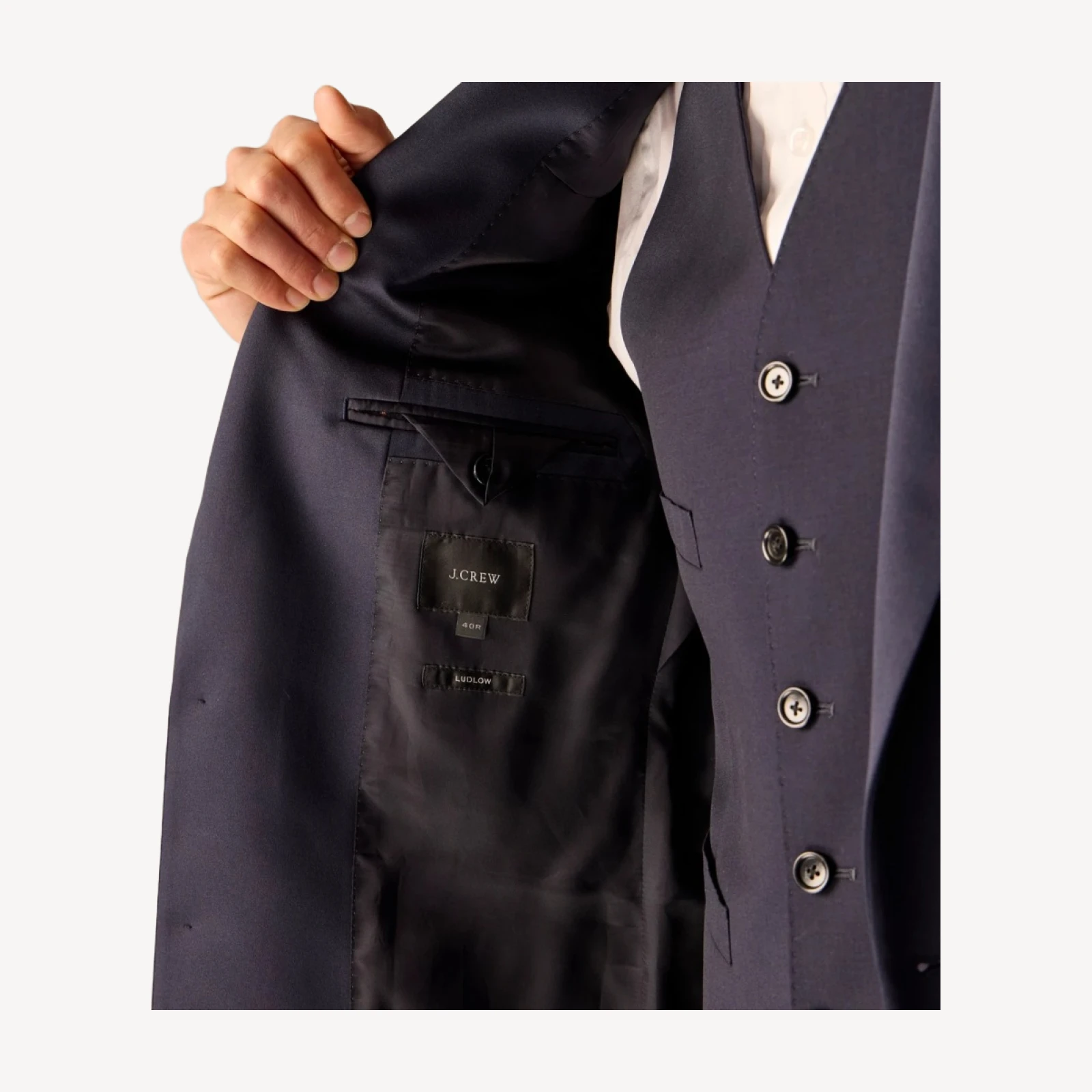 Ludlow Slim-fit tuxedo jacket in Italian wool