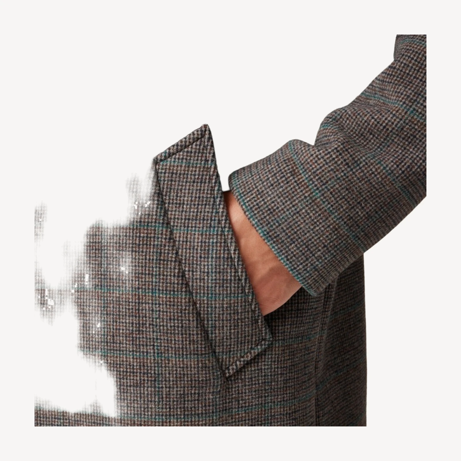 Rivington topcoat in wool blend