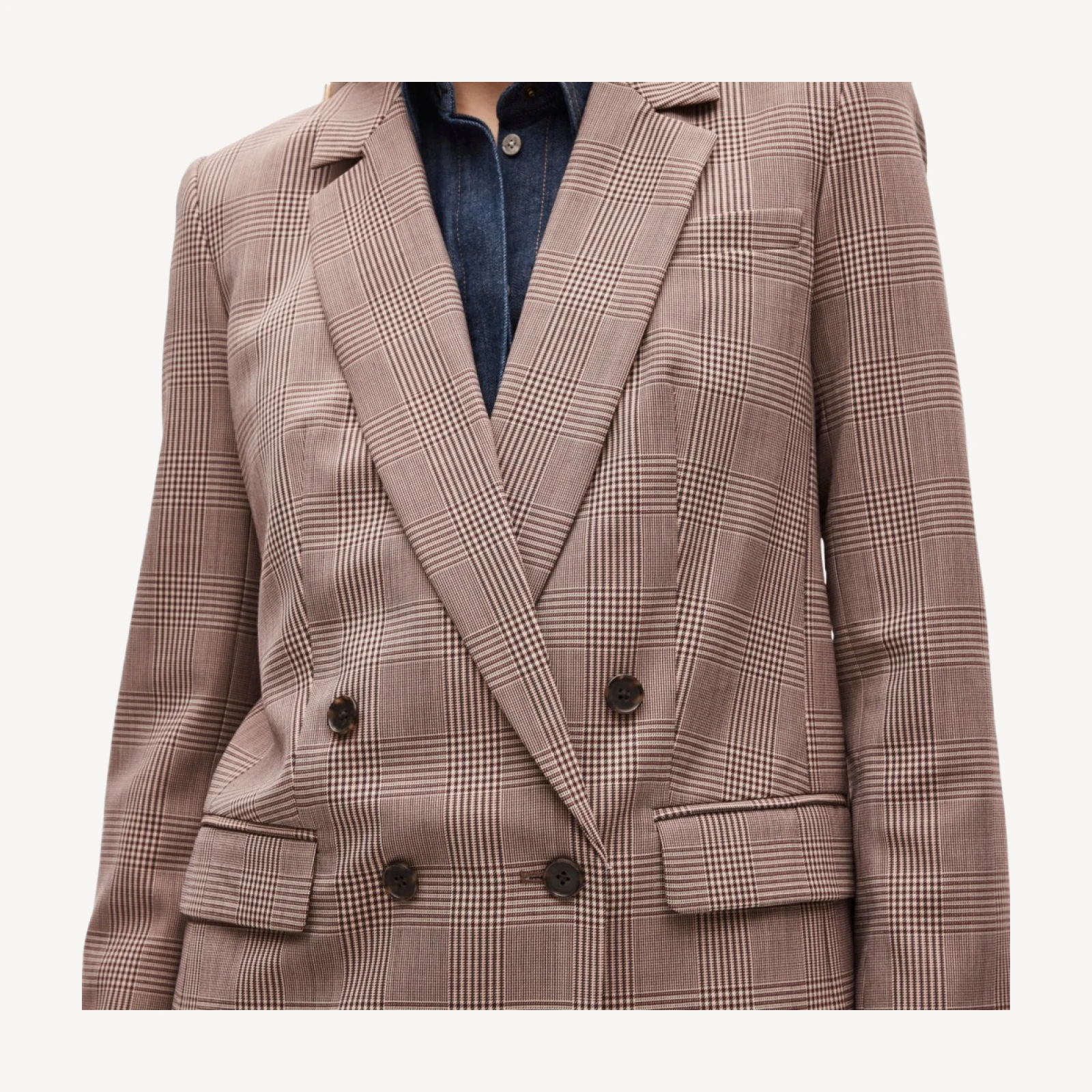 Agnes blazer in lightspun wool blend